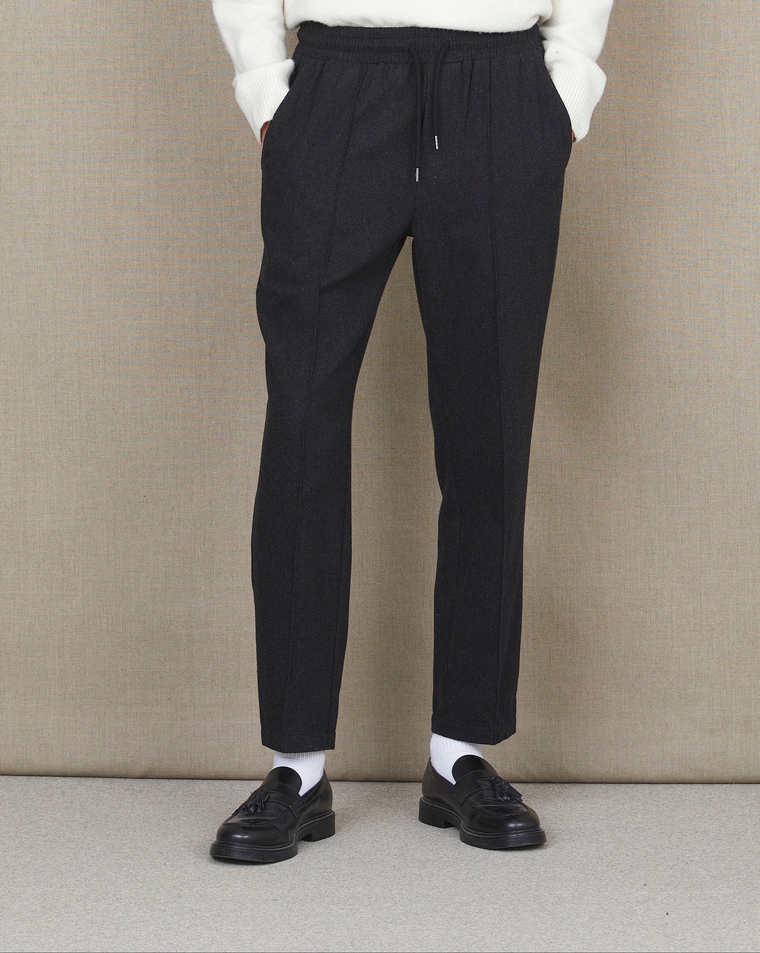 DUCK FIT WOOL PANTS GREY