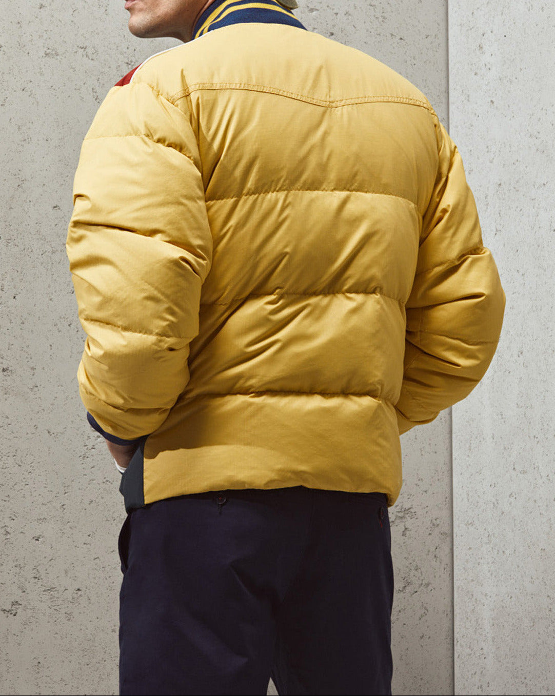 DOUDOUNE VINTAGE COLLEGE KAKI