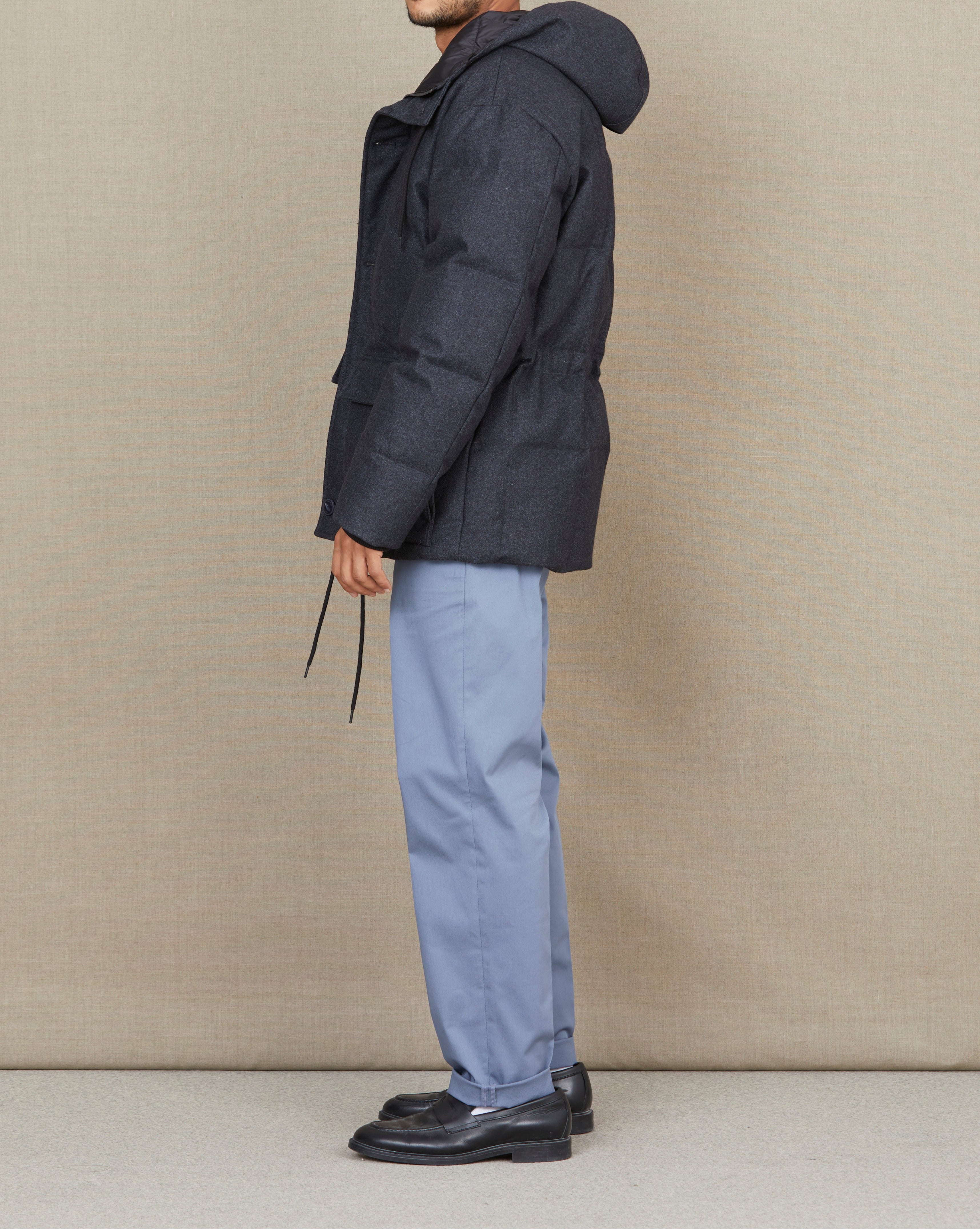 PARKA WIINTER WOOL GREY