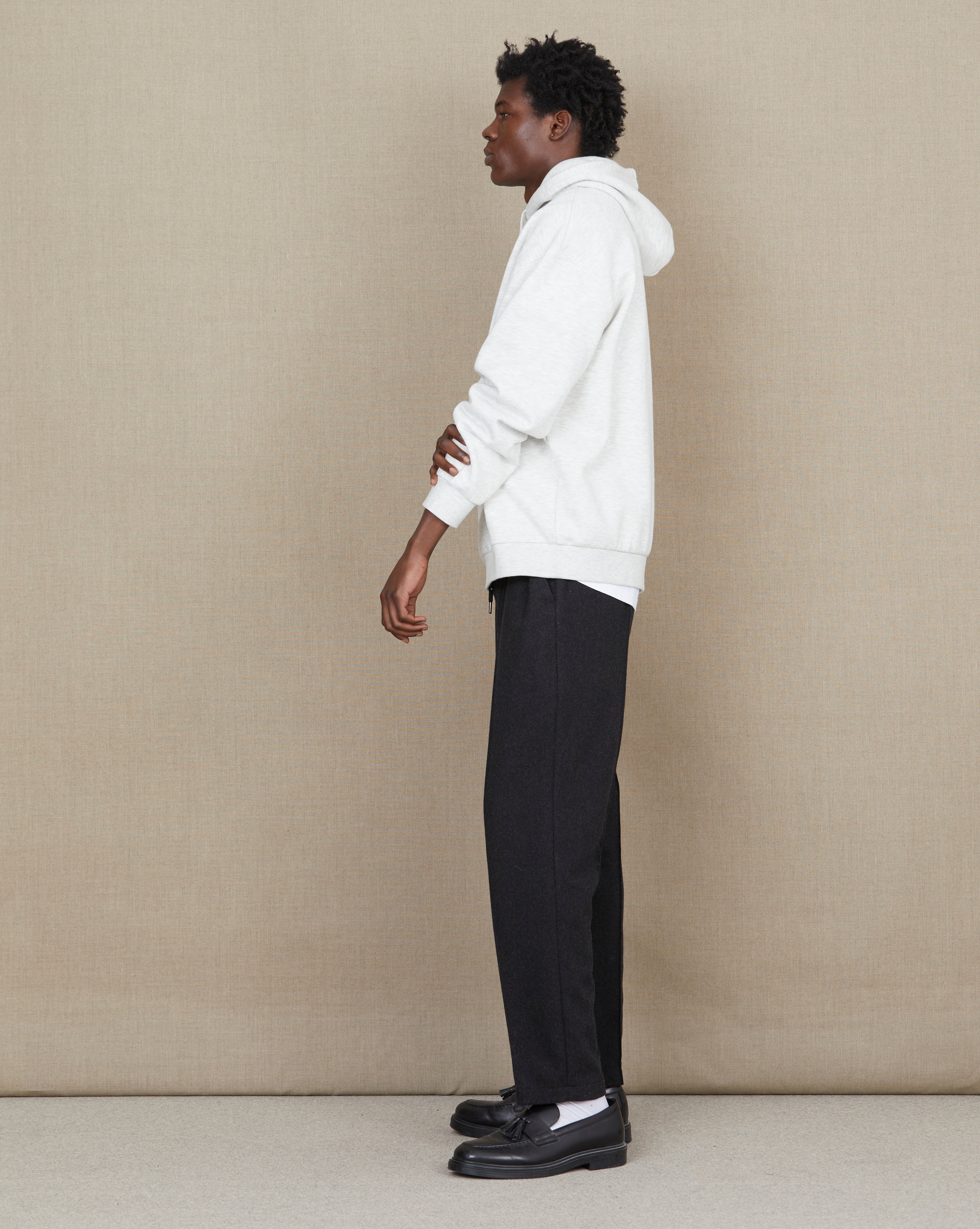 SWEATSHIRT CITY HOOD OVERSIZE GRIS