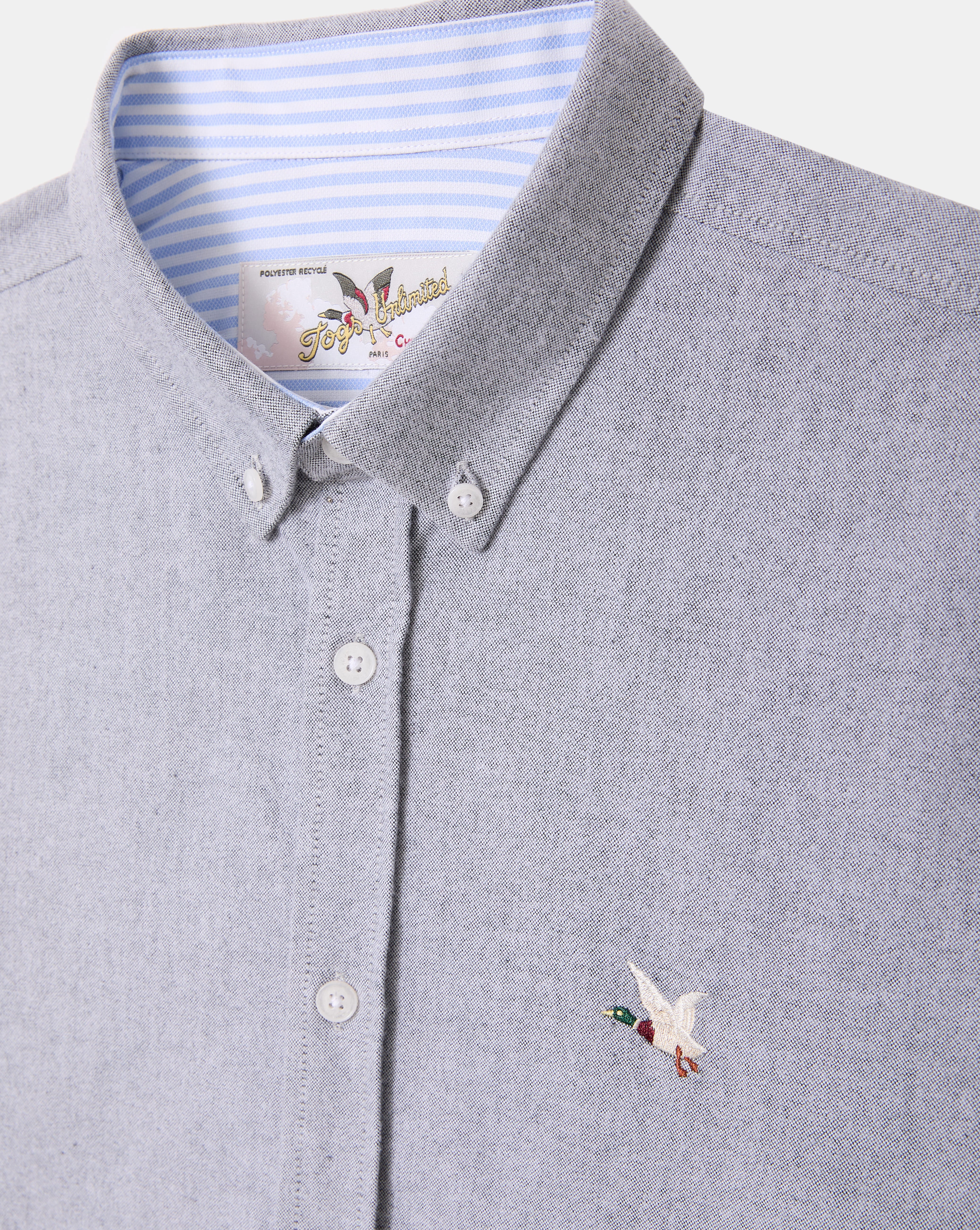 CHEMISE OXFORD TOGS GRIS