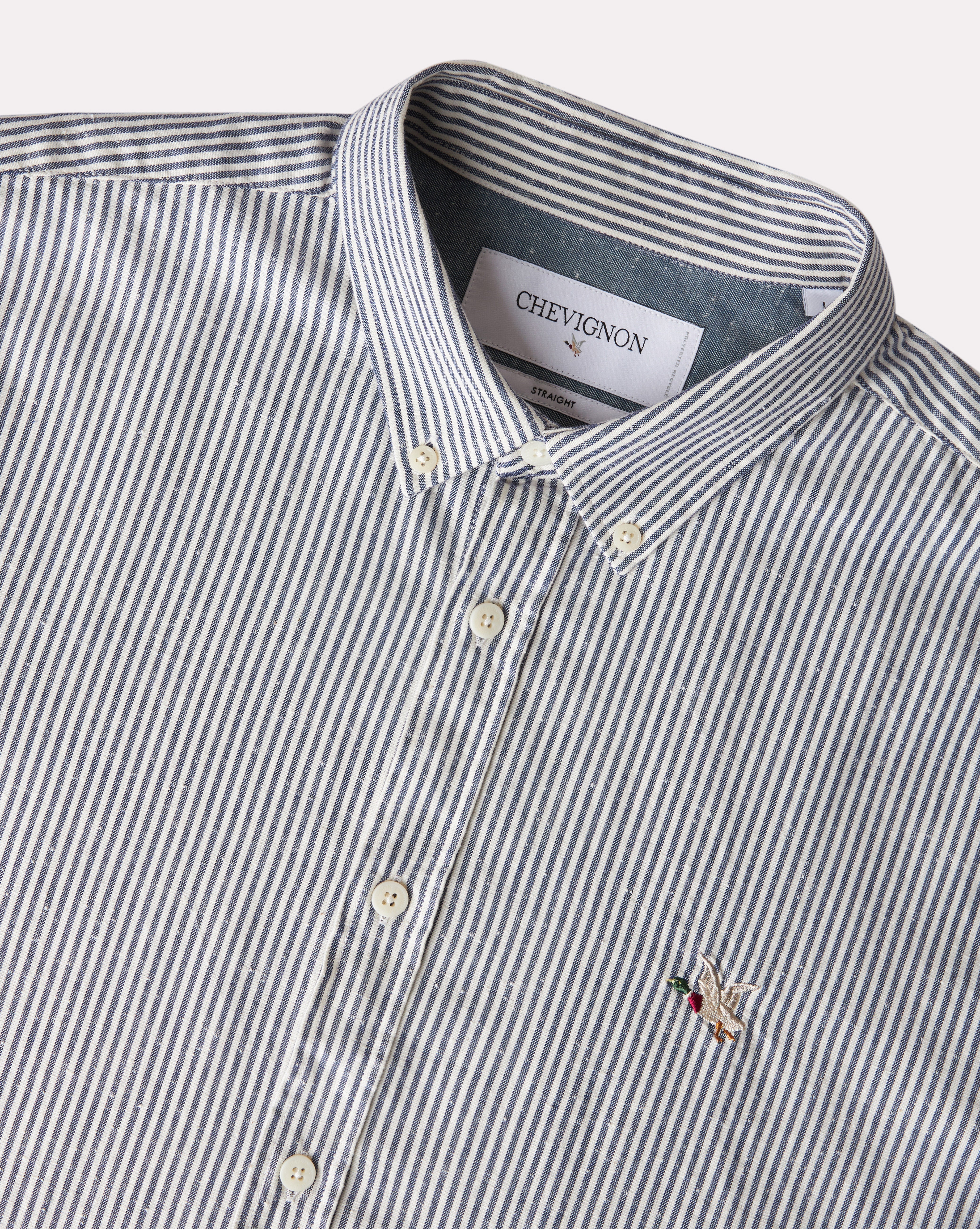 CHEMISE OXFORD SAKO BLEU