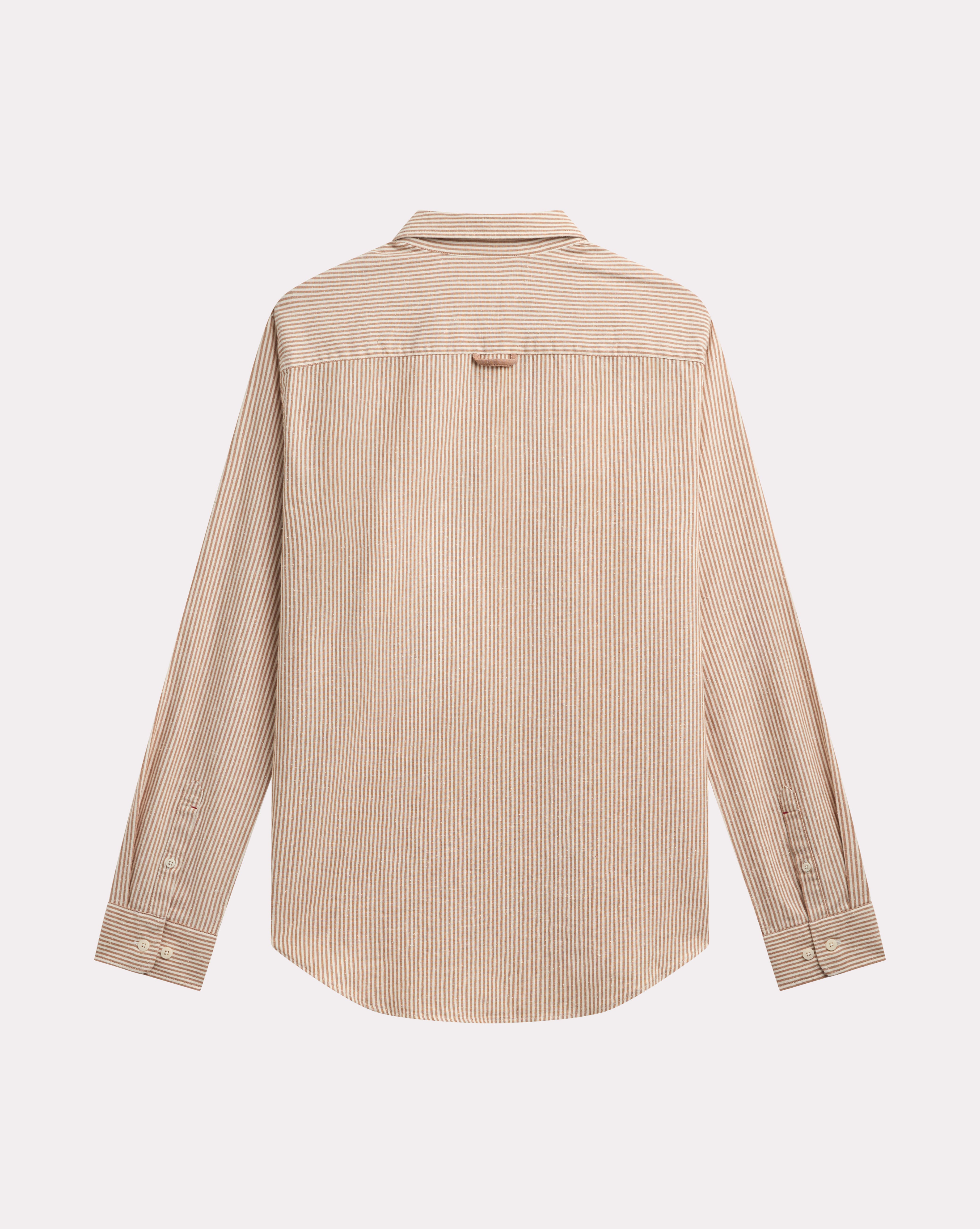 SAKO BROWN OXFORD SHIRT