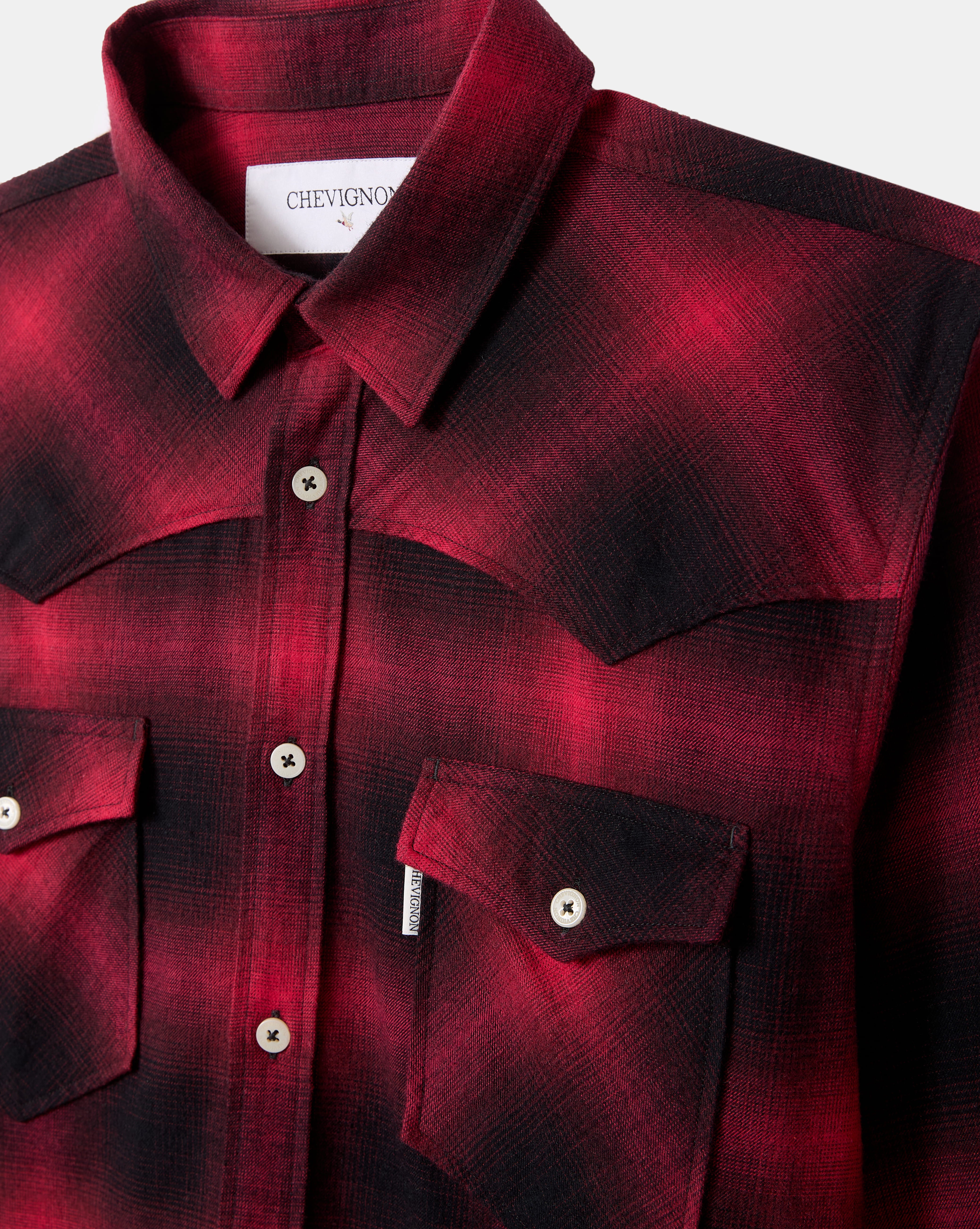 CHEMISE DALLAS ROUGE