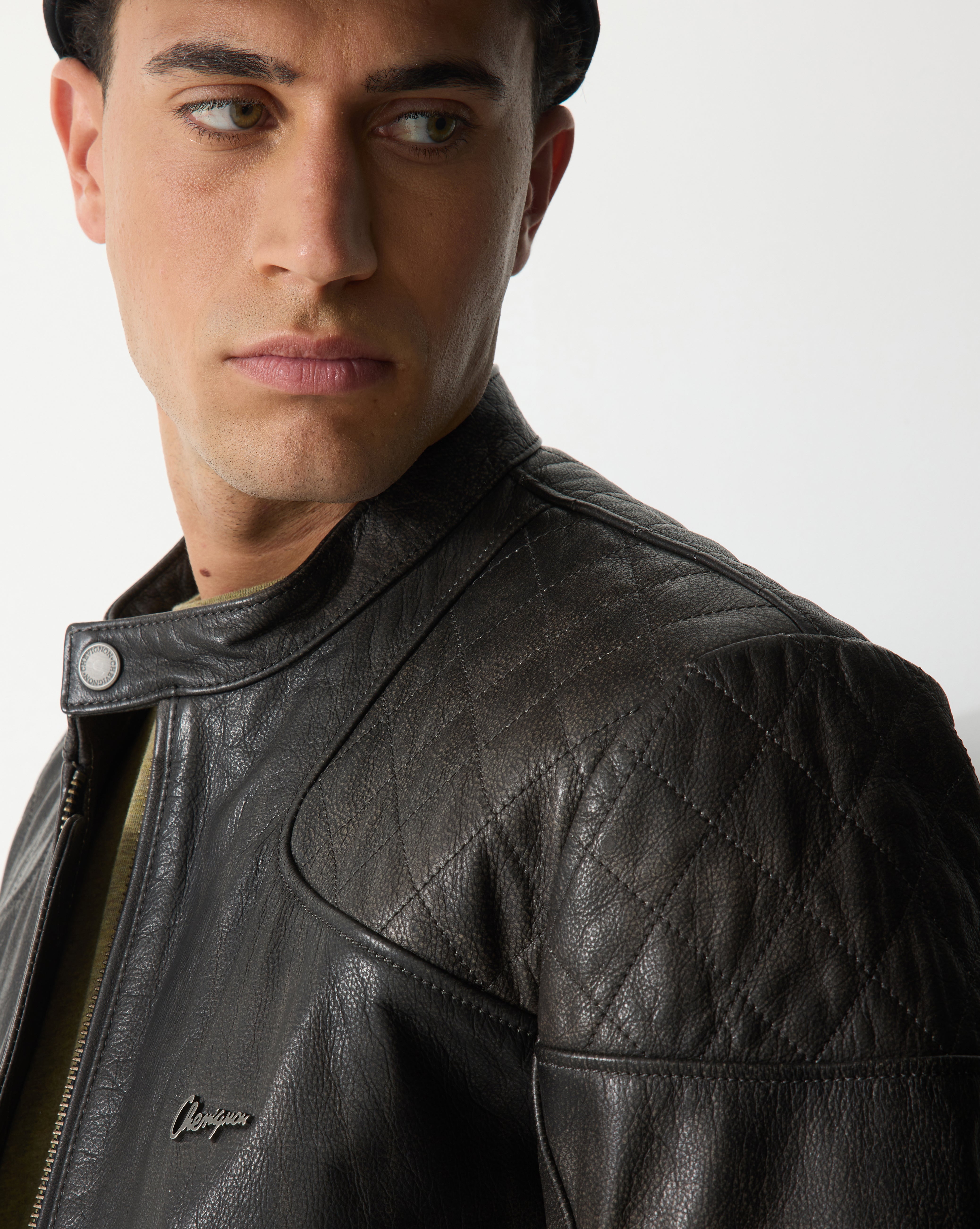 NEW GREY BIKER JACKET