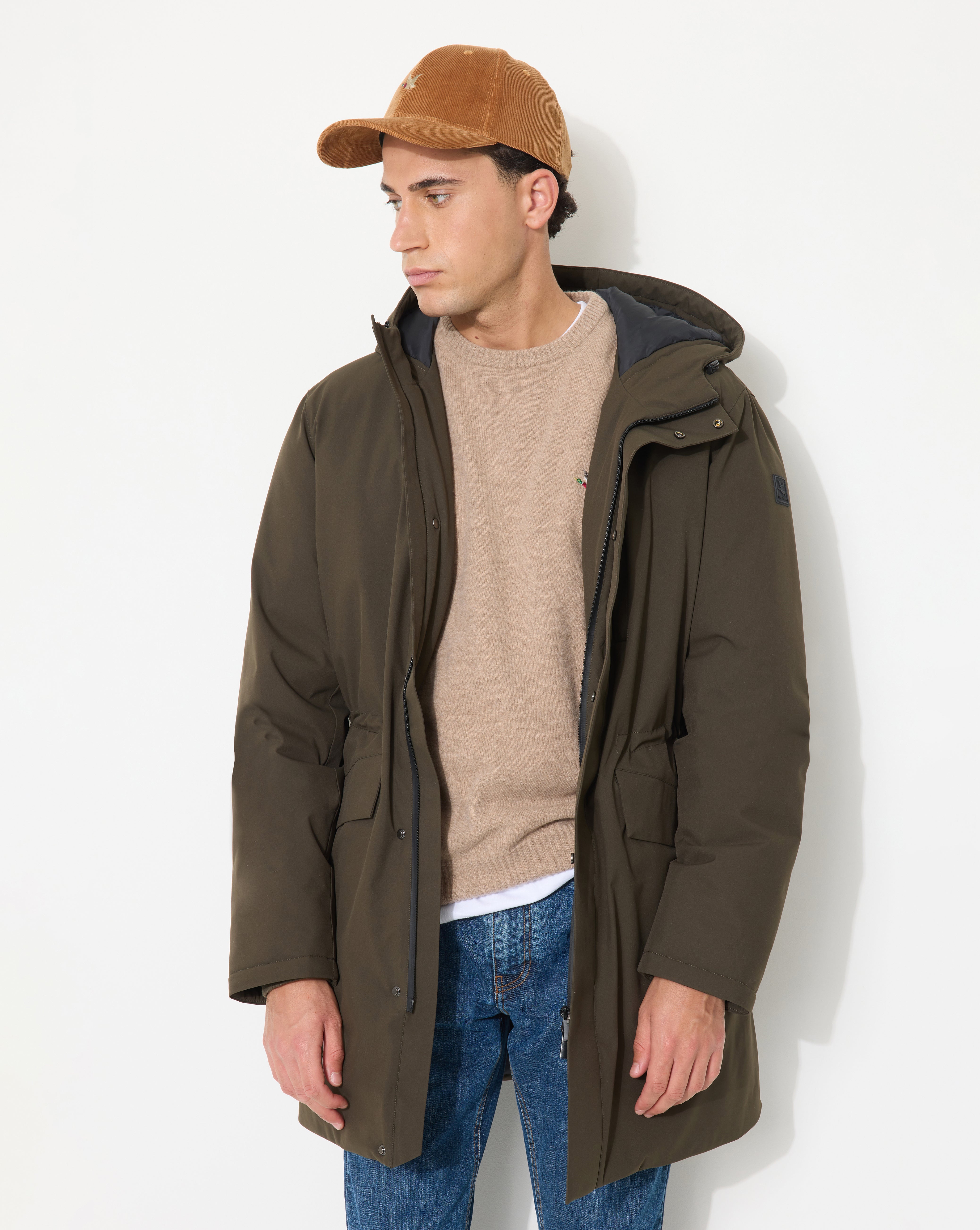 Khaki parka - Chevignon