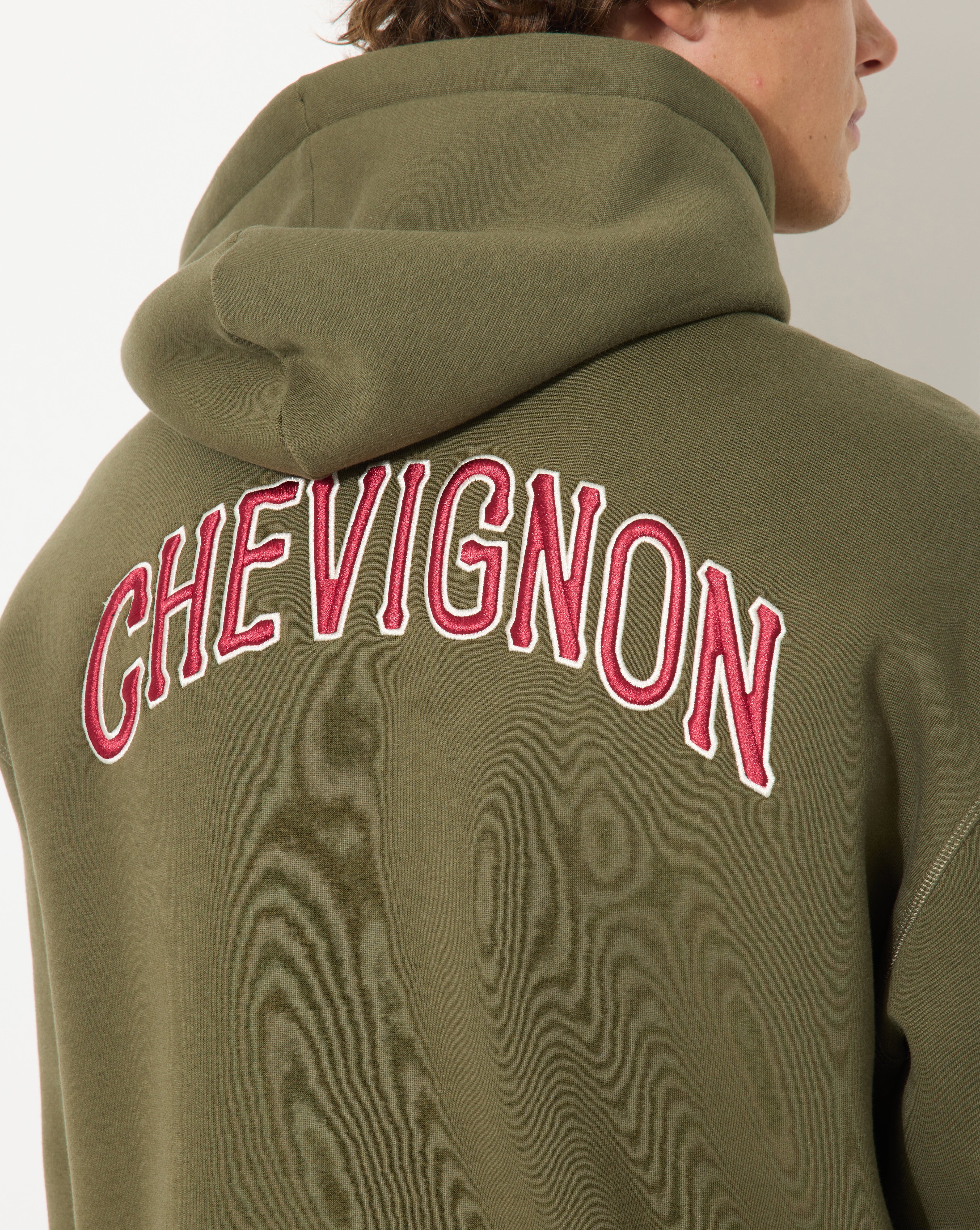 SWEATSHIRT HOOD 90 KHAKI