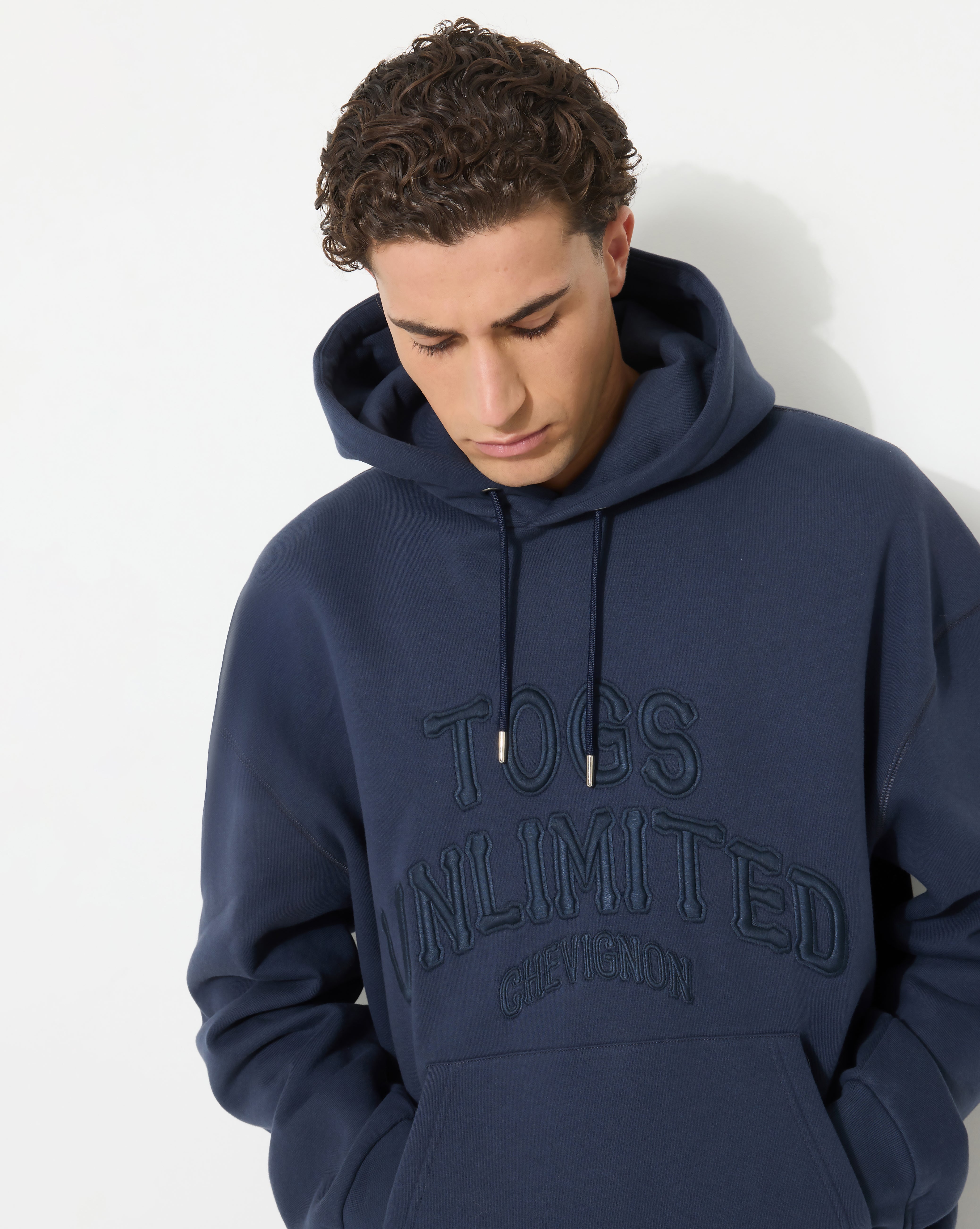 SWEAT HOOD TOGS BLUE