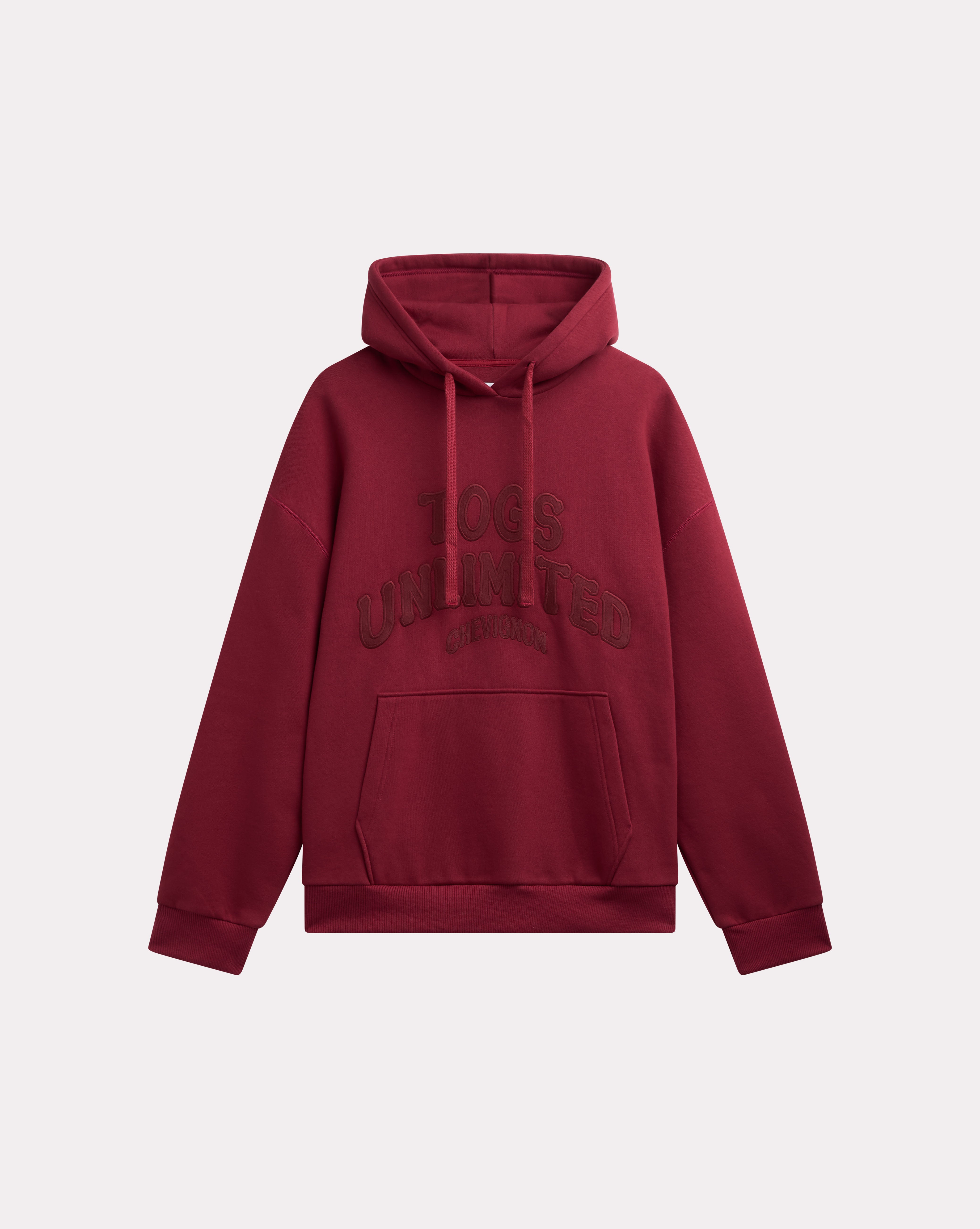 SWEAT HOOD TOGS ROUGE
