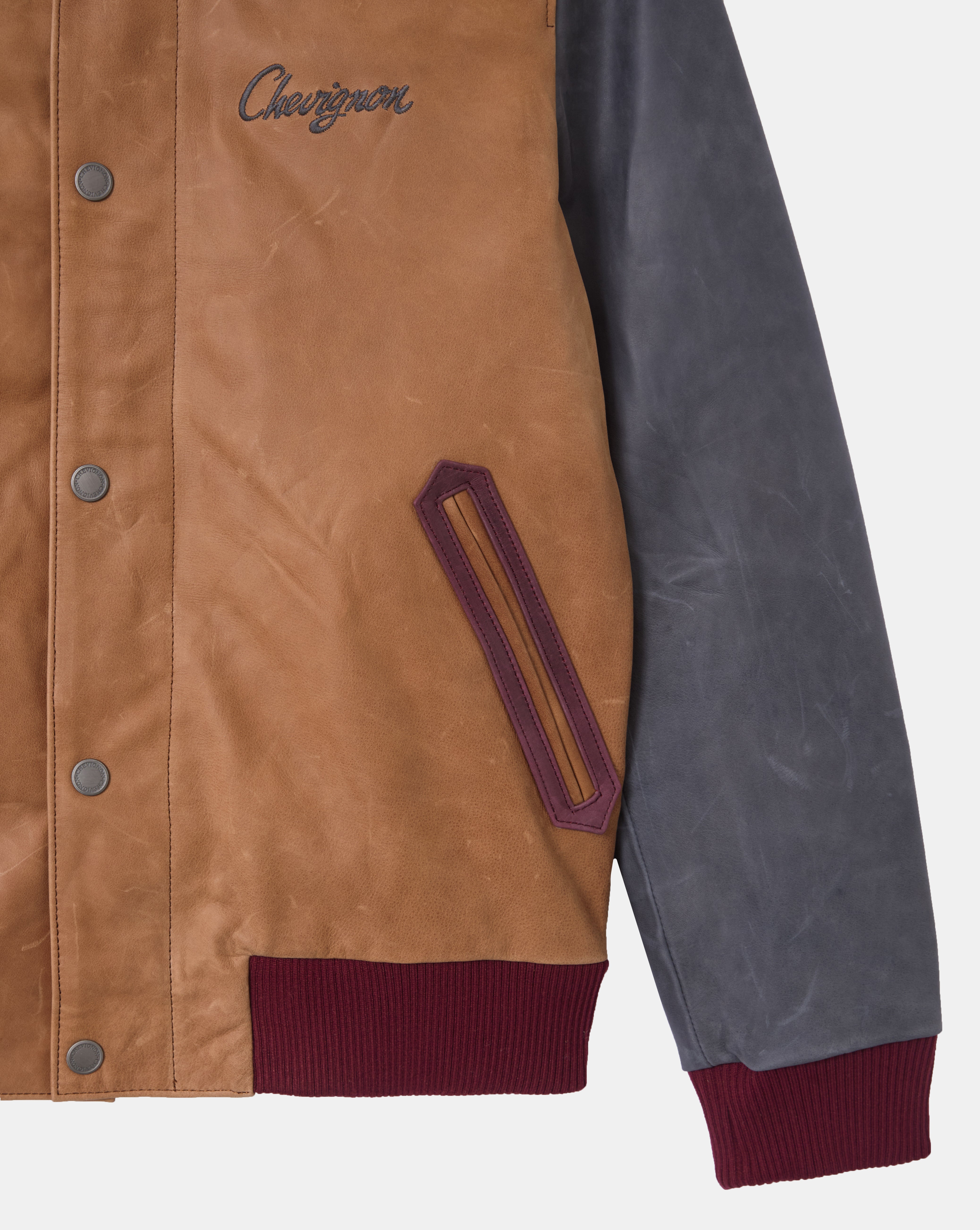 DEAREST BEIGE LEATHER JACKET