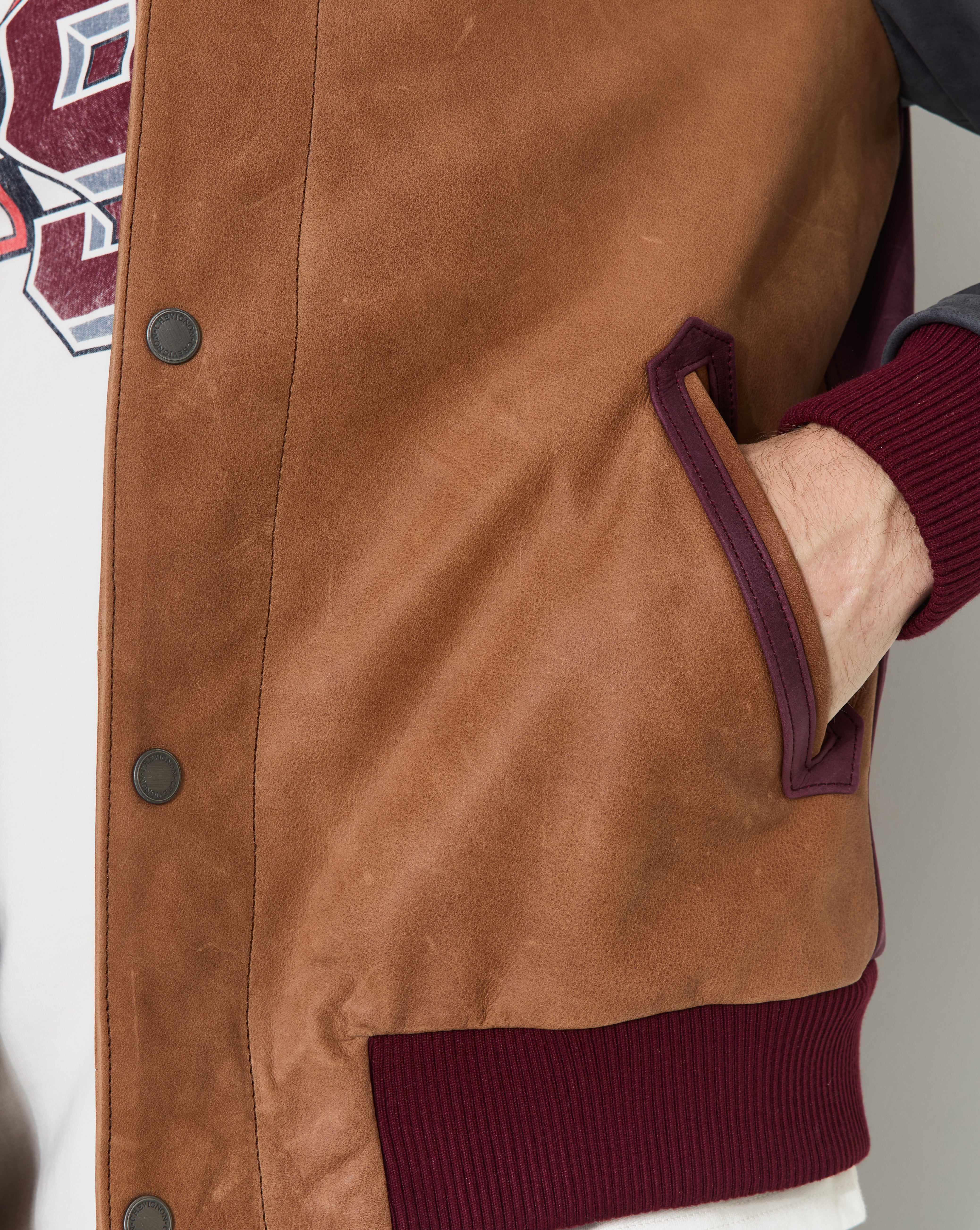 DEAREST BEIGE LEATHER JACKET