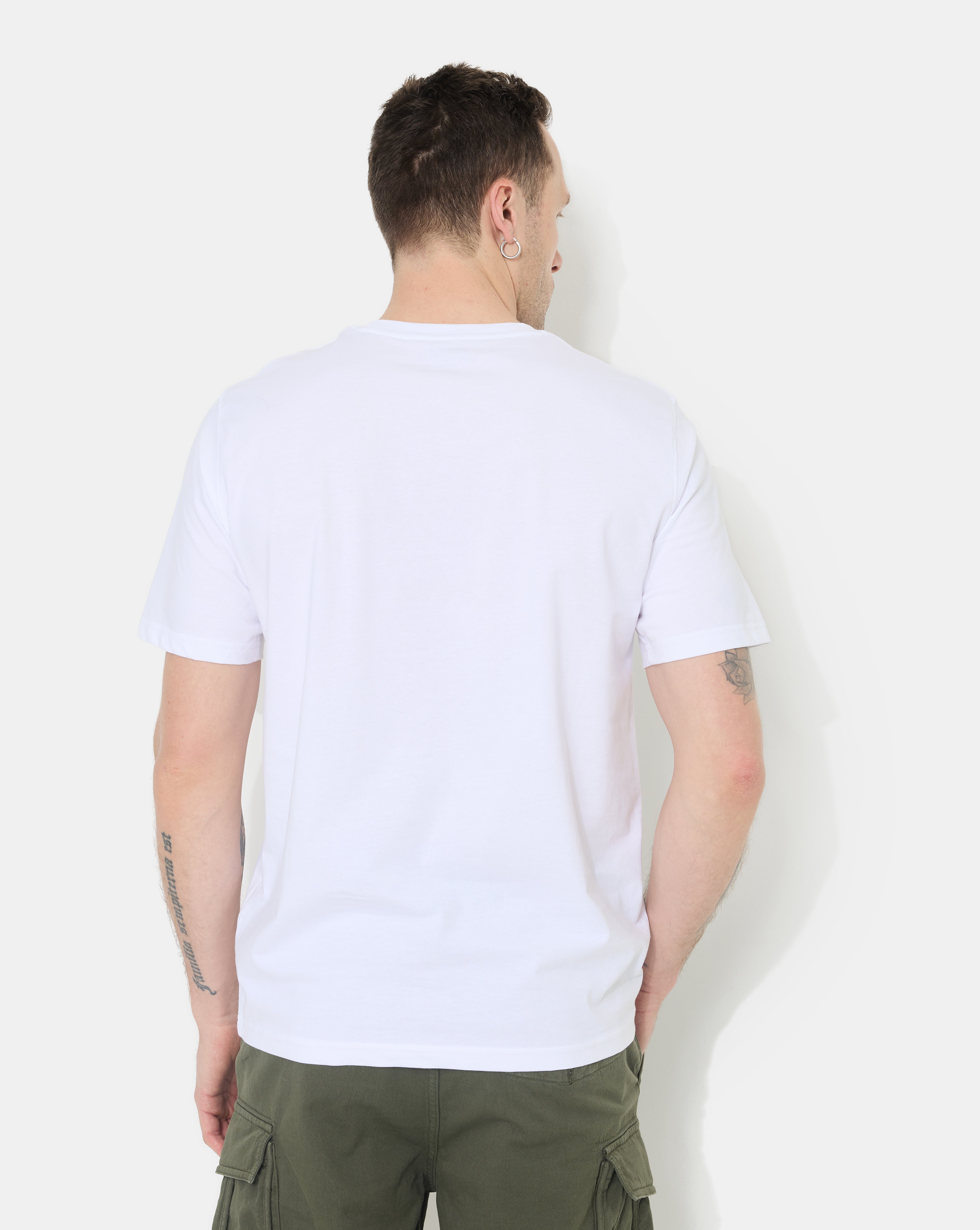 T-SHIRT TEE CUSTOM BLANC