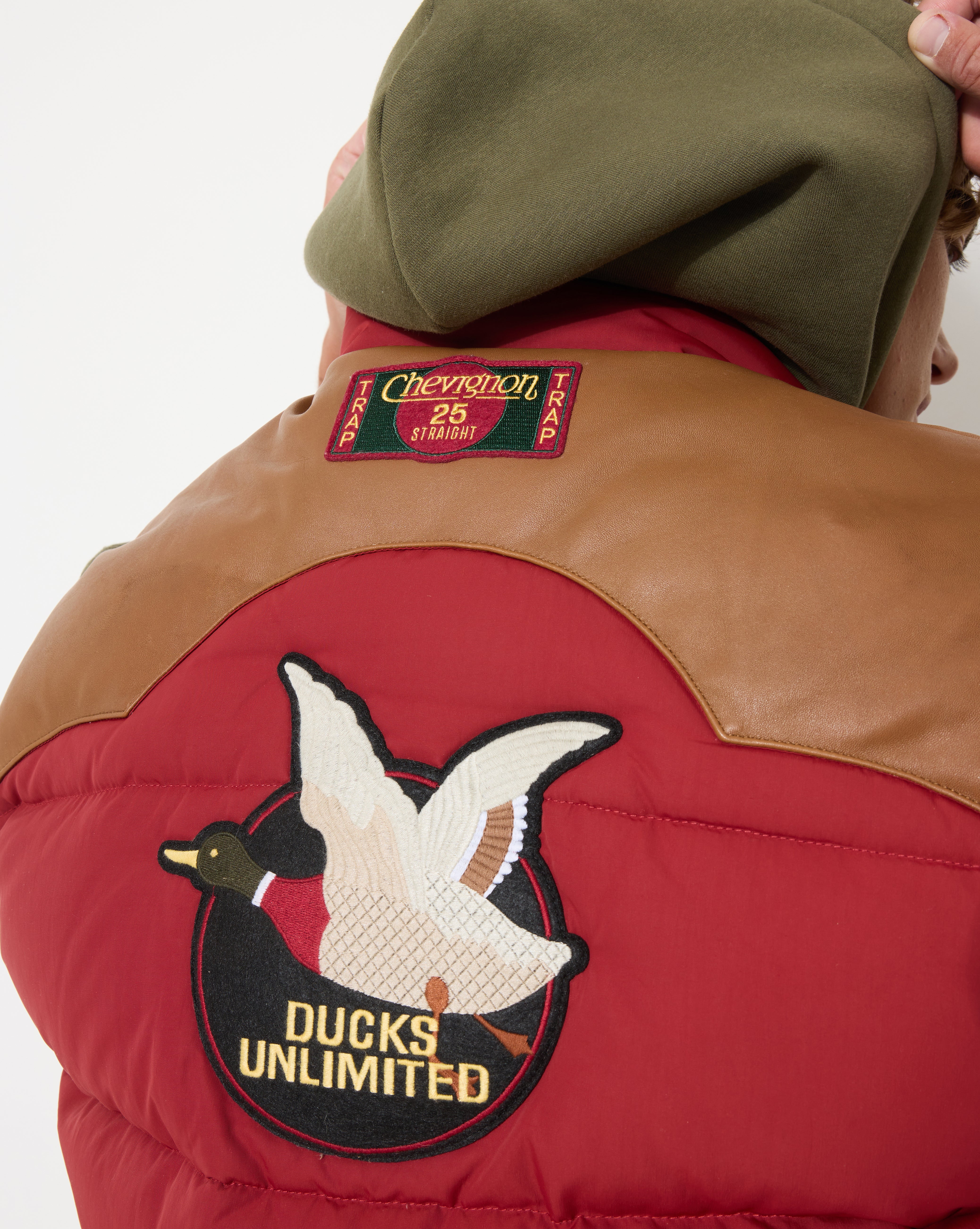 TOGS 1984 RED DOWN JACKET