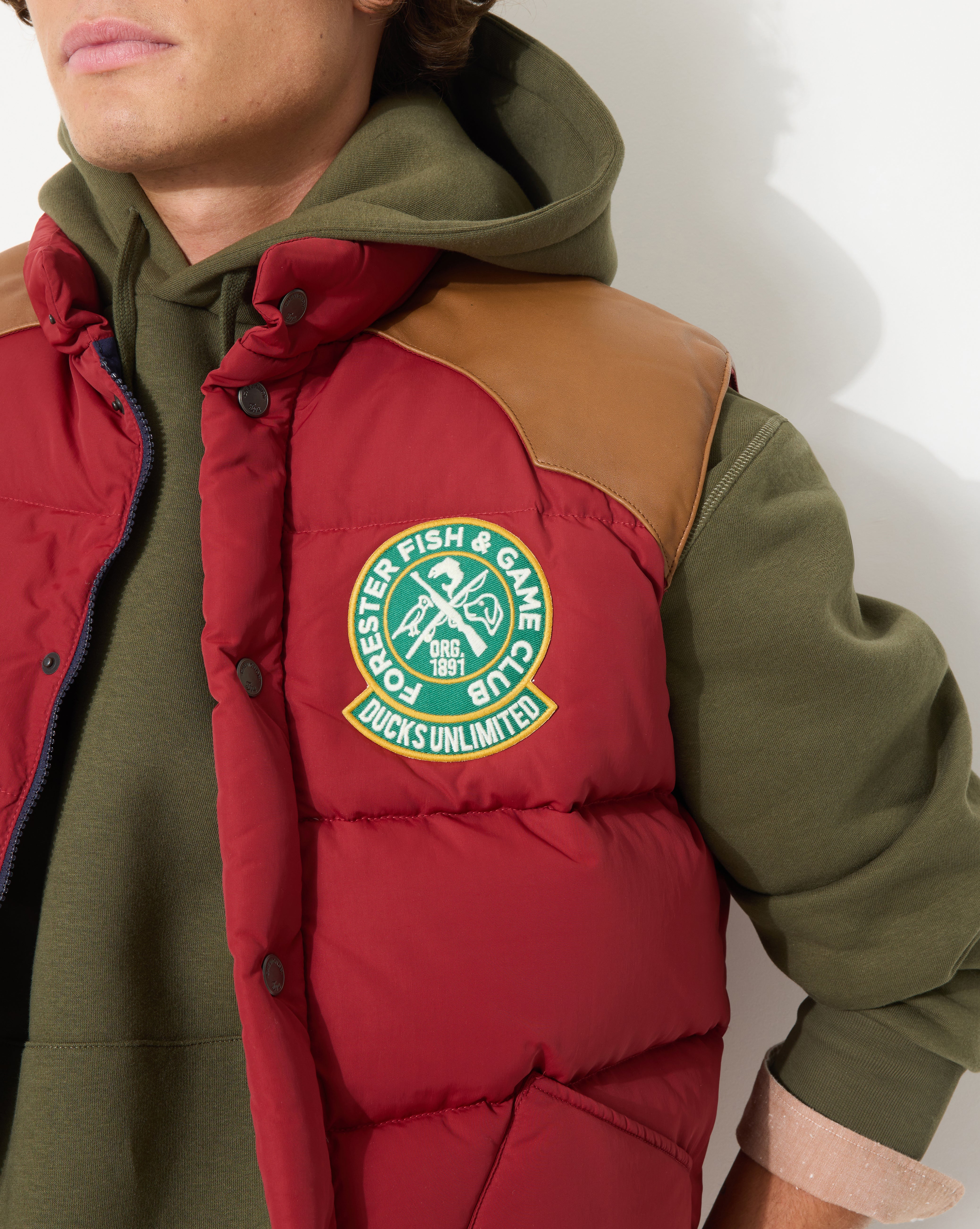 TOGS 1984 RED DOWN JACKET