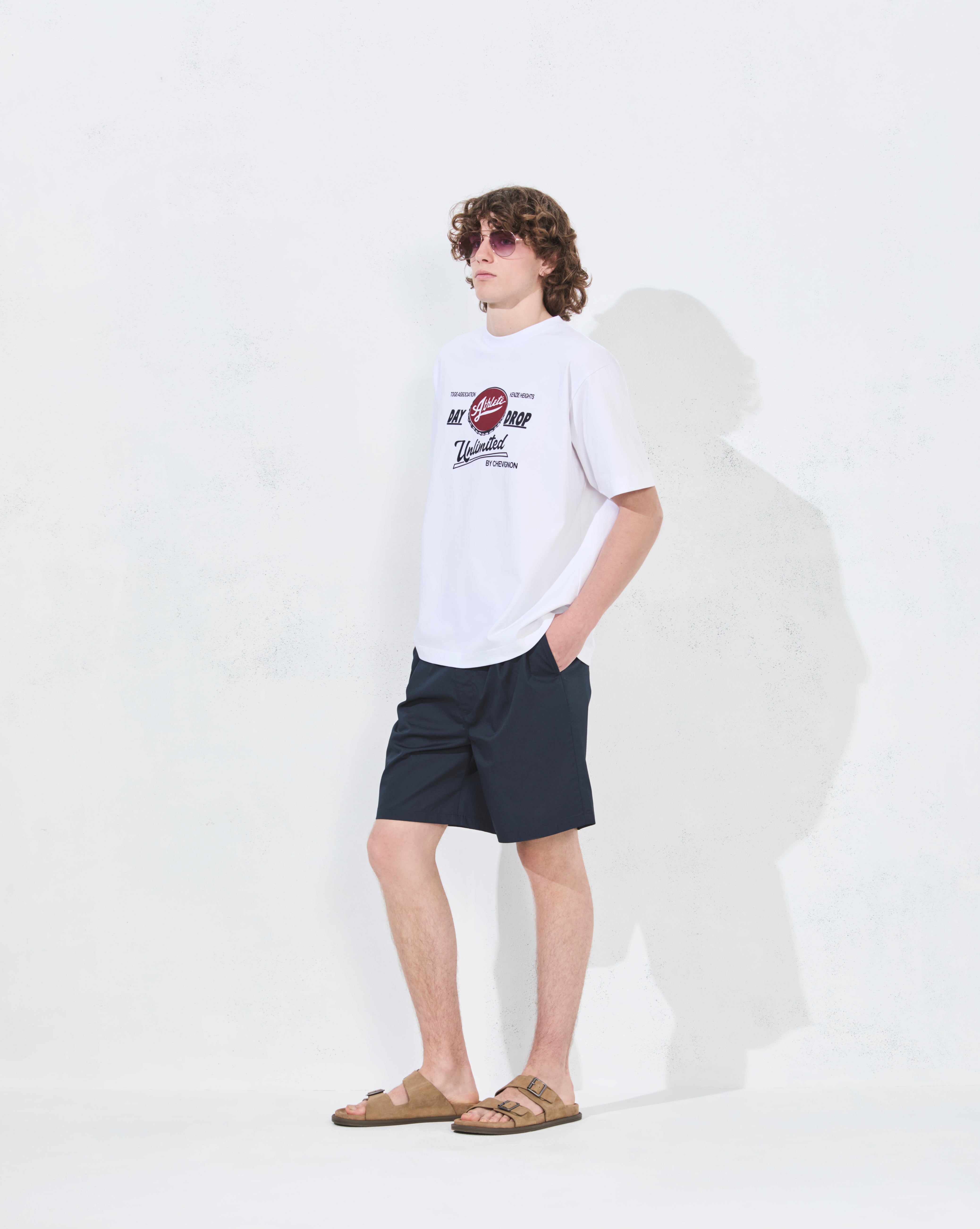 T-SHIRT DAY DROP BLANC