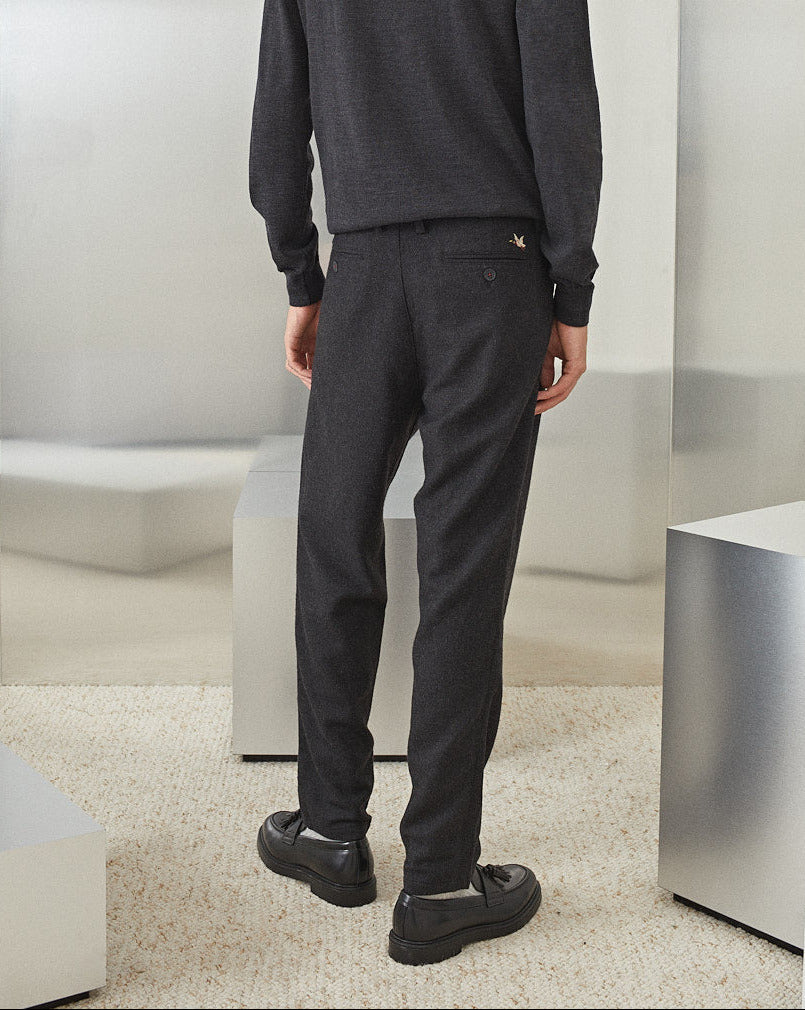 DUCK FOLD POP GREY PANTS