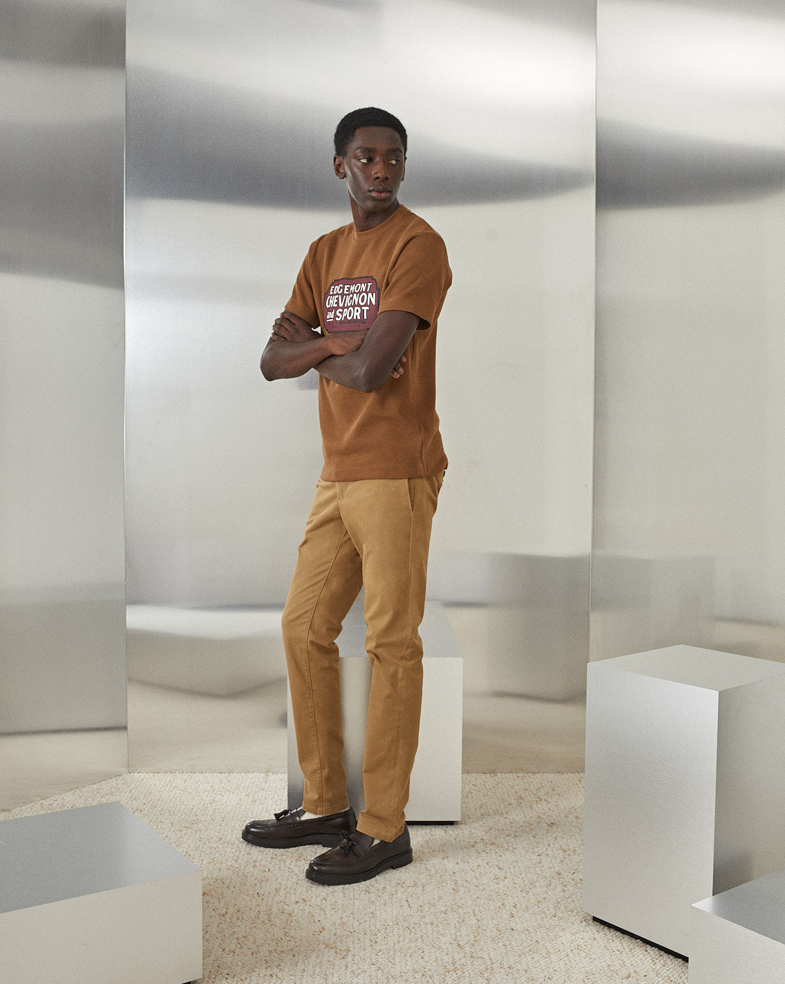 EDGEMONT BROWN T-SHIRT