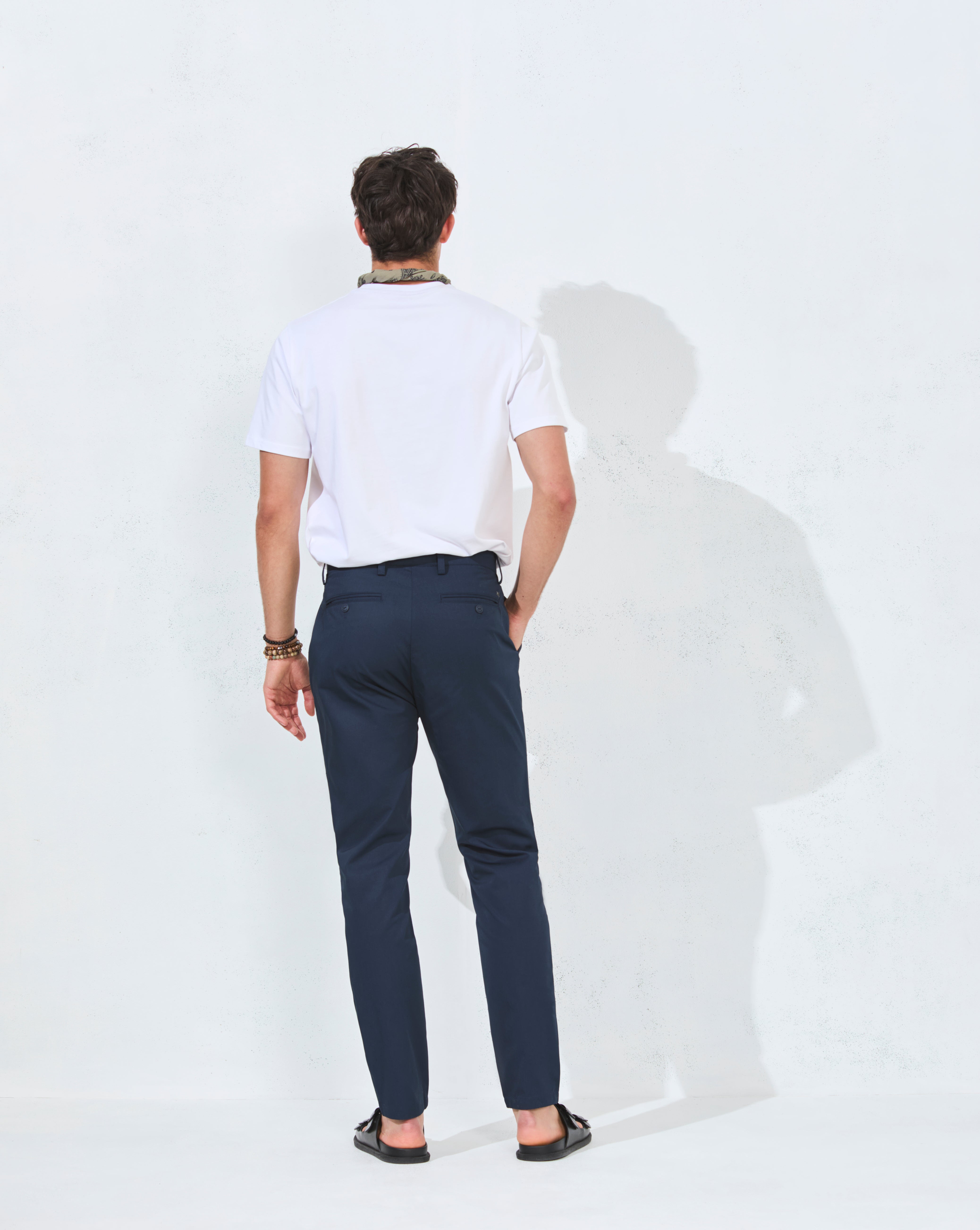 PANTALON DUCK FOLD IVANA BLEU MARINE