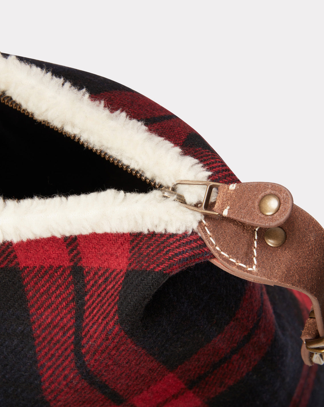 SAC POLOCHON EN LAINE ROUGE