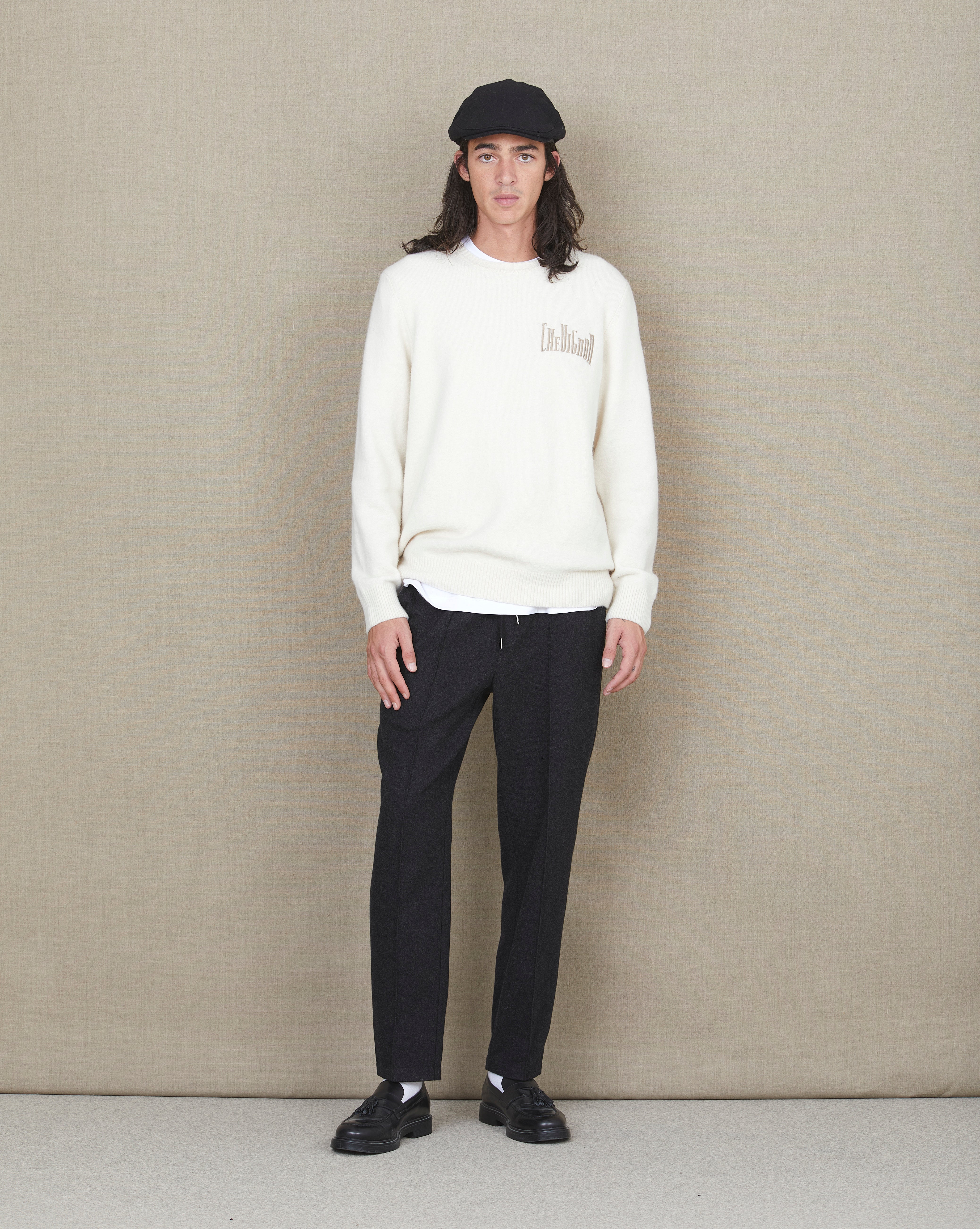 WHITE CITY WOOL SWEATER