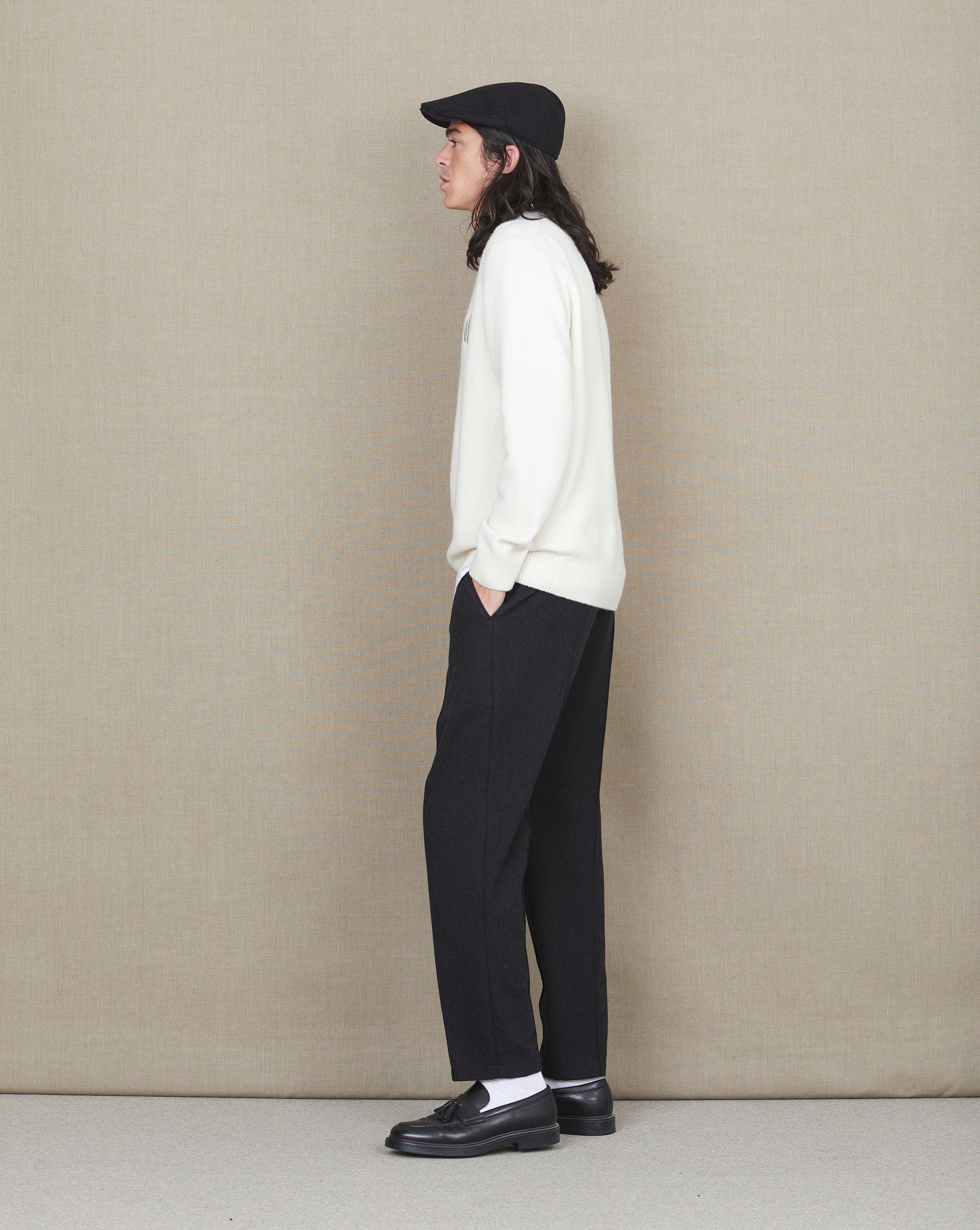 WHITE CITY WOOL SWEATER