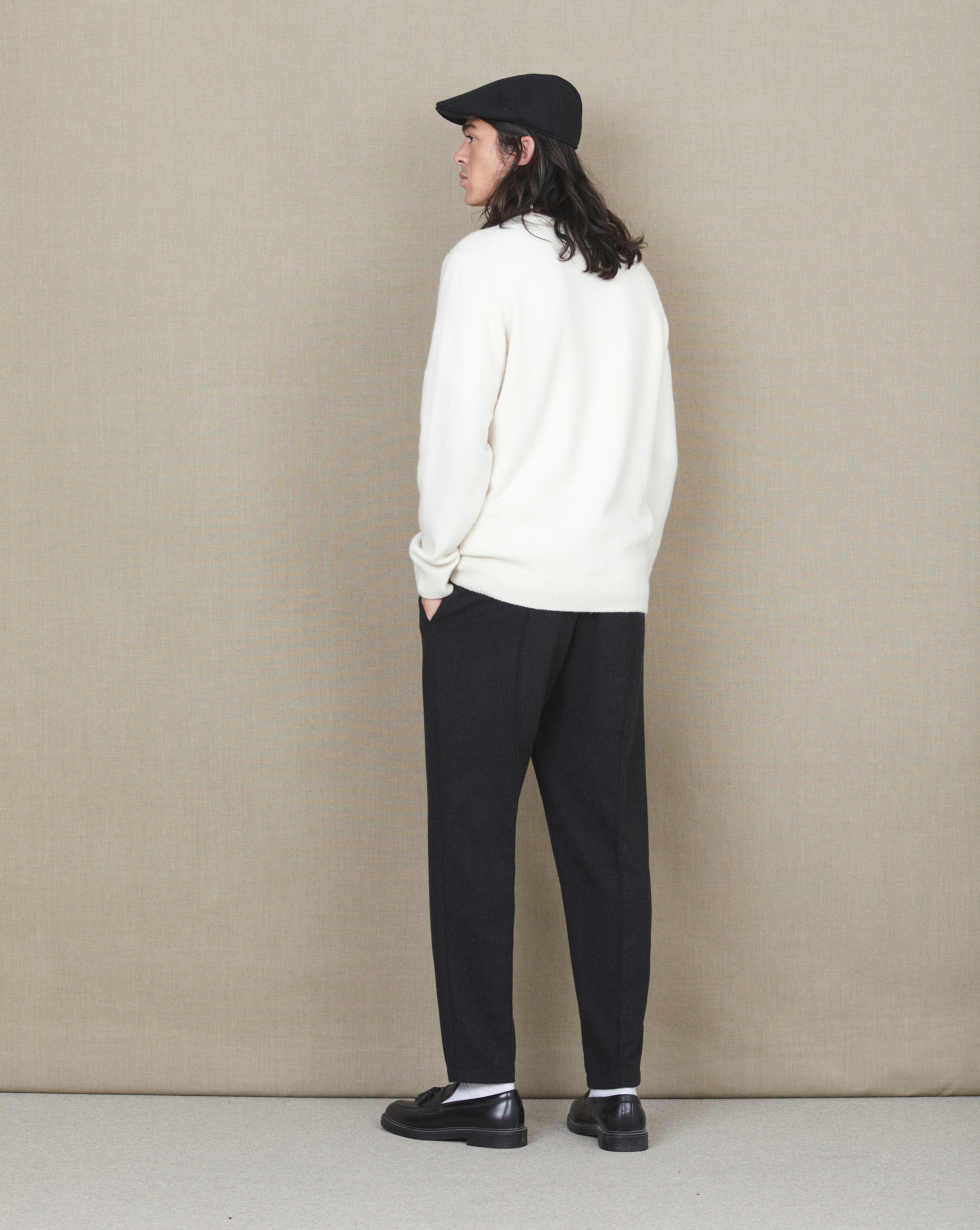 WHITE CITY WOOL SWEATER