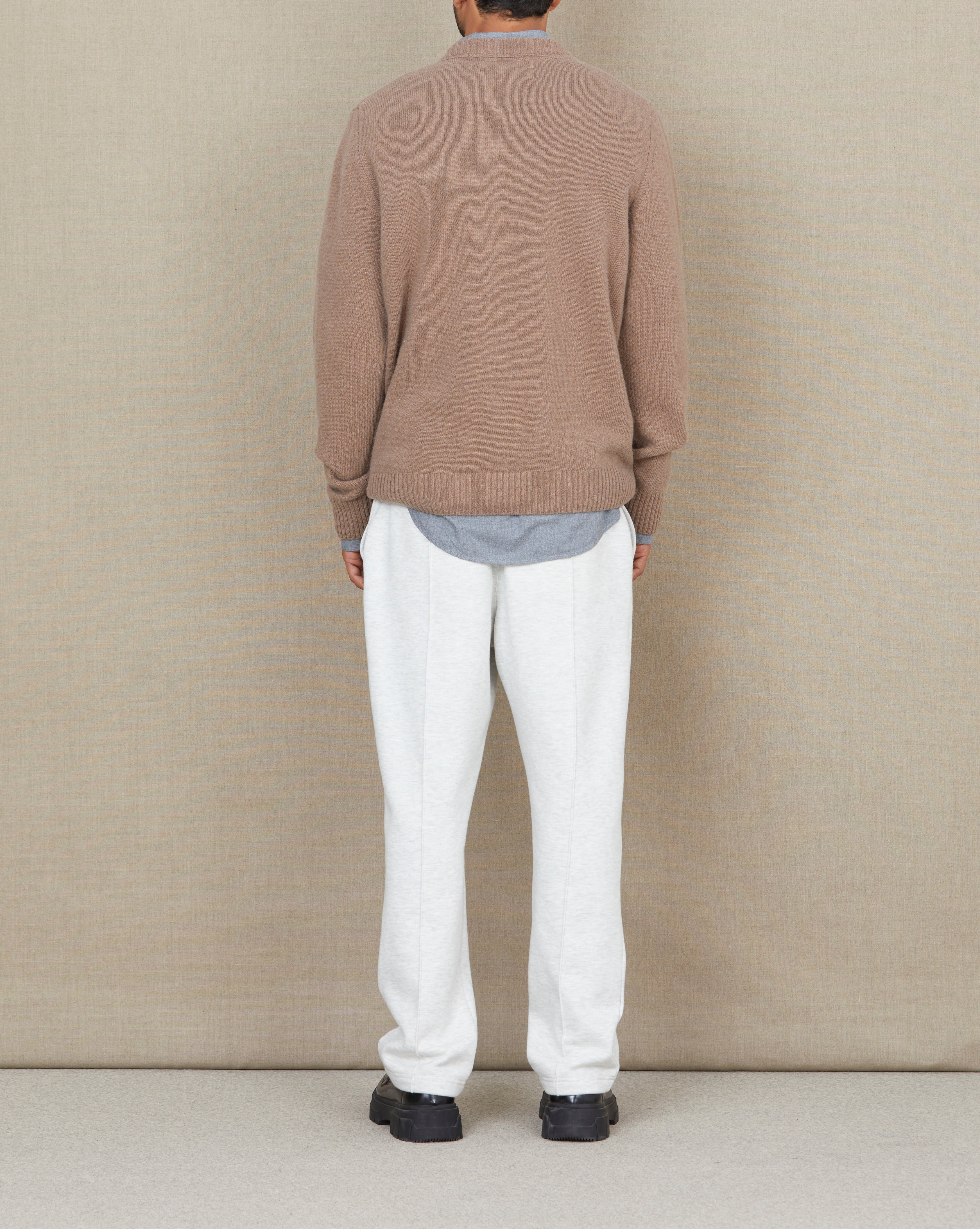 PULL POCKET WOOL BEIGE