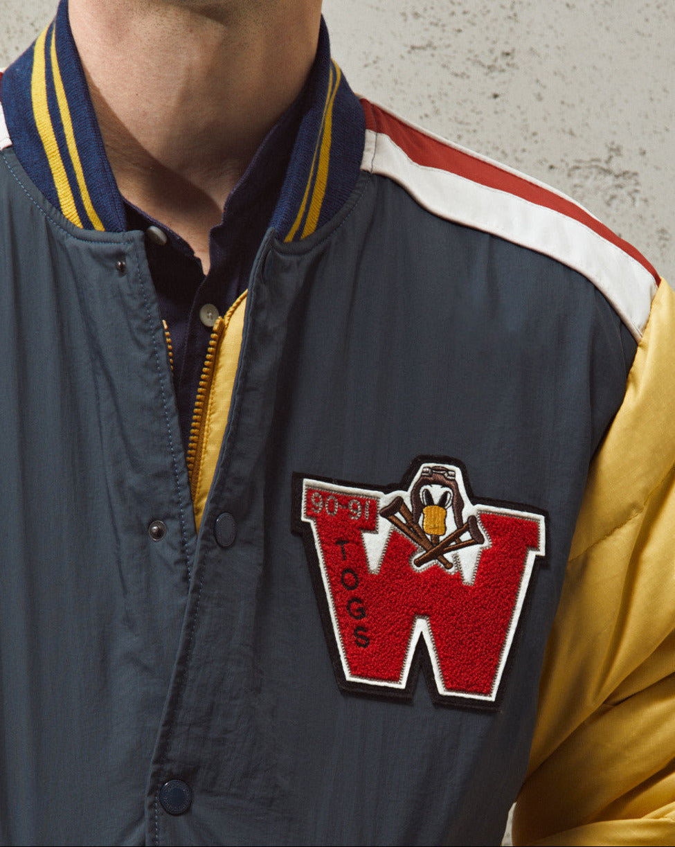 DOUDOUNE VINTAGE COLLEGE KAKI