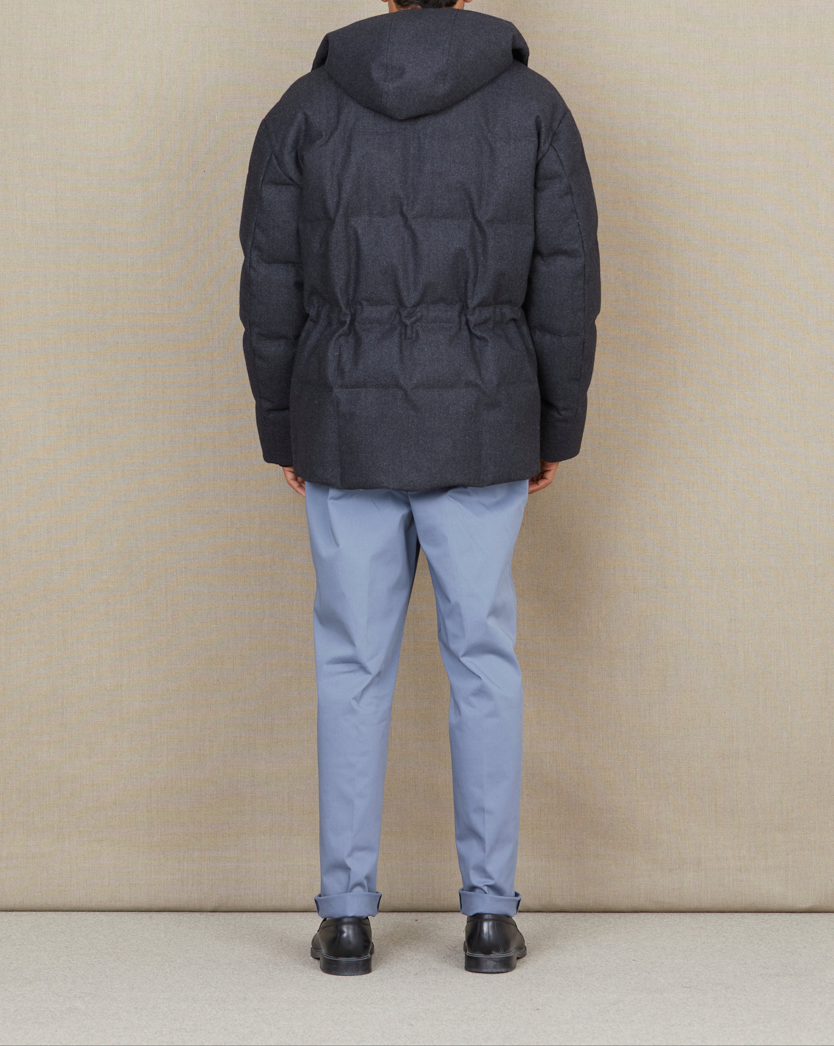 PARKA WIINTER WOOL GREY