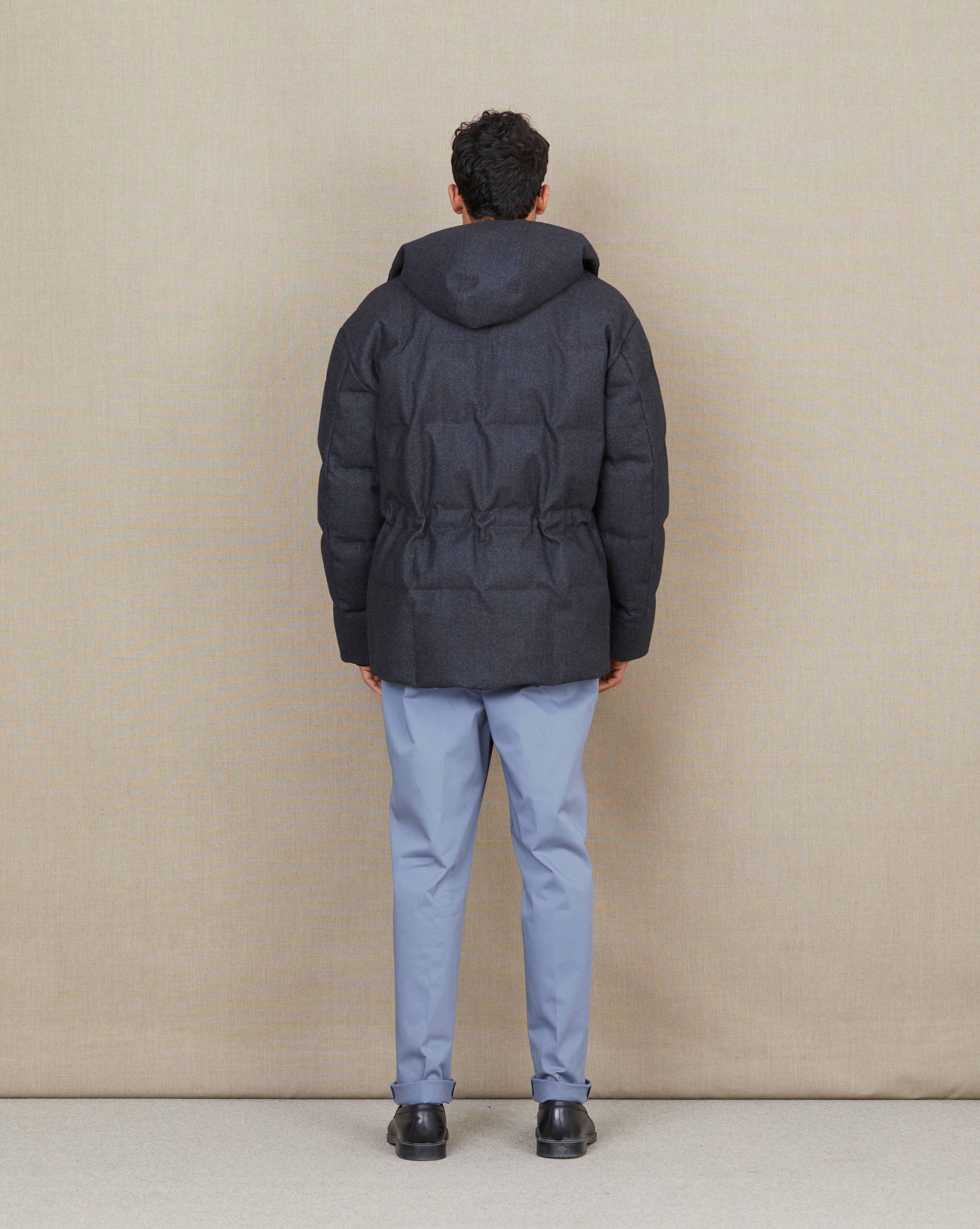 PARKA WIINTER WOOL GREY