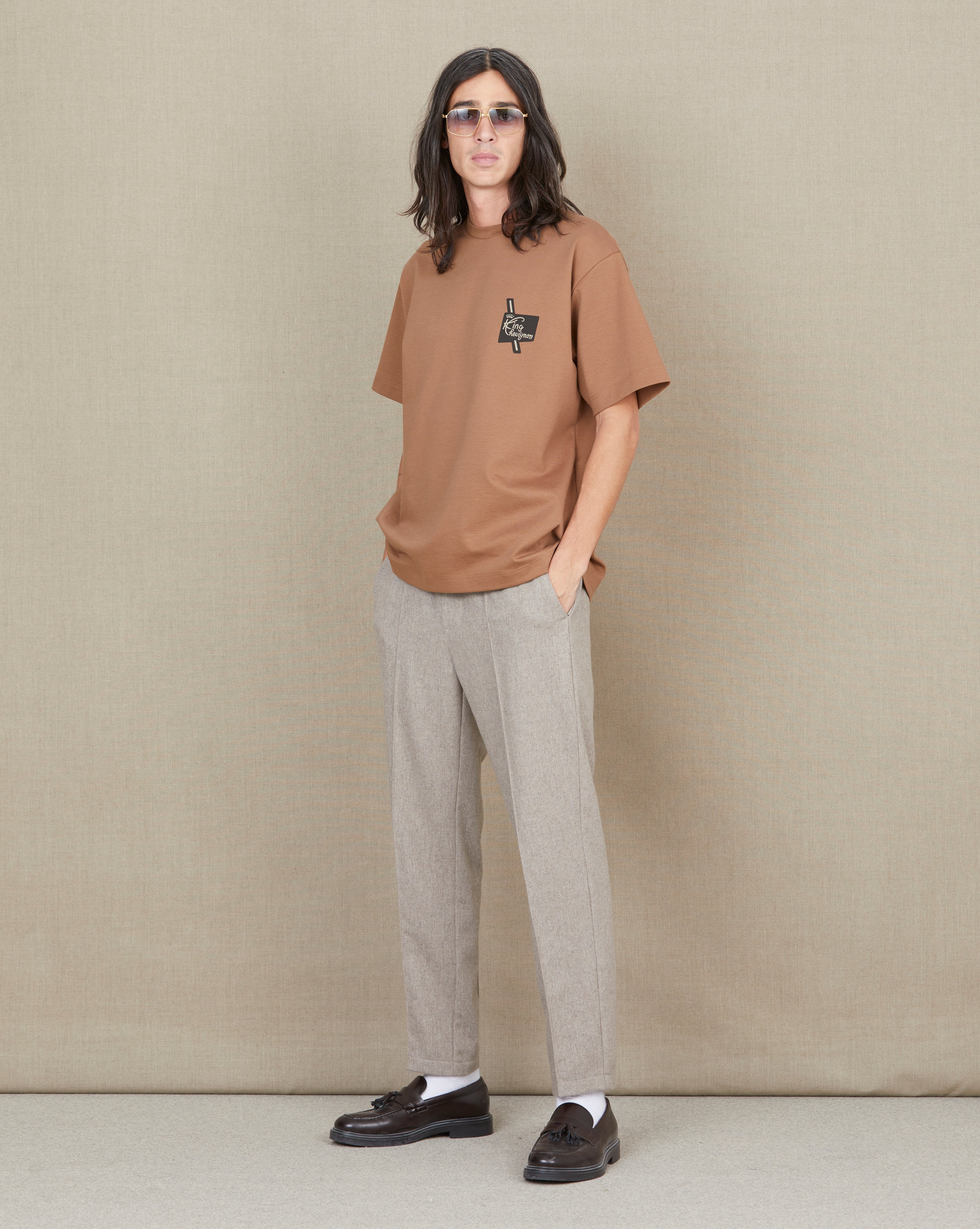 KING CHEVIGNON TEE SHIRT BROWN TEE