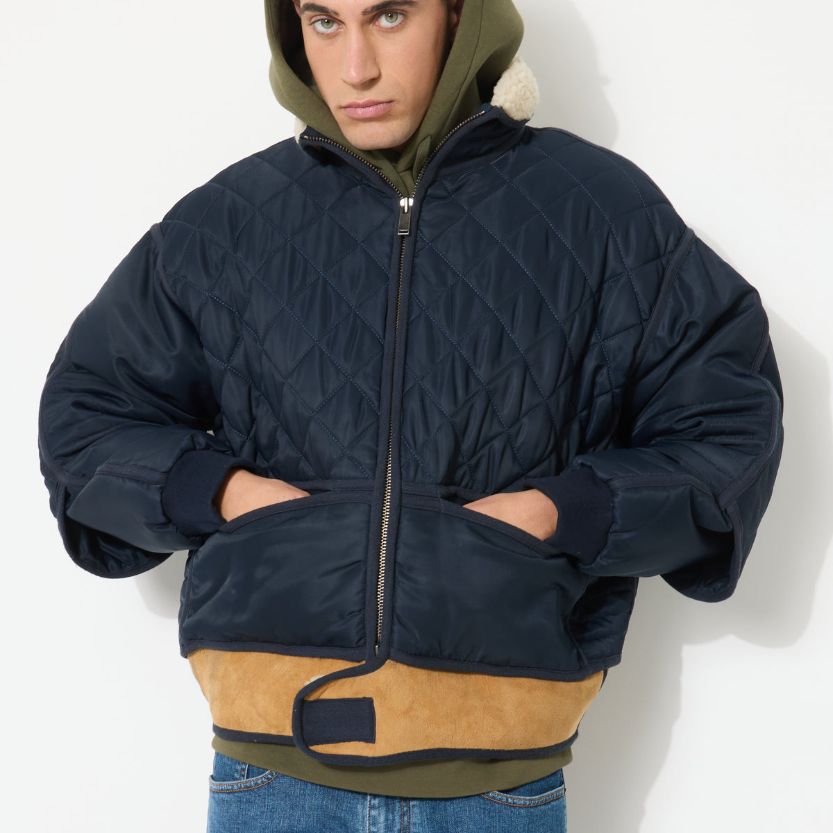 Chevignon”COSMO”ボマージャケット BLOUSON COSMO BLEU HOMME - Chevignon