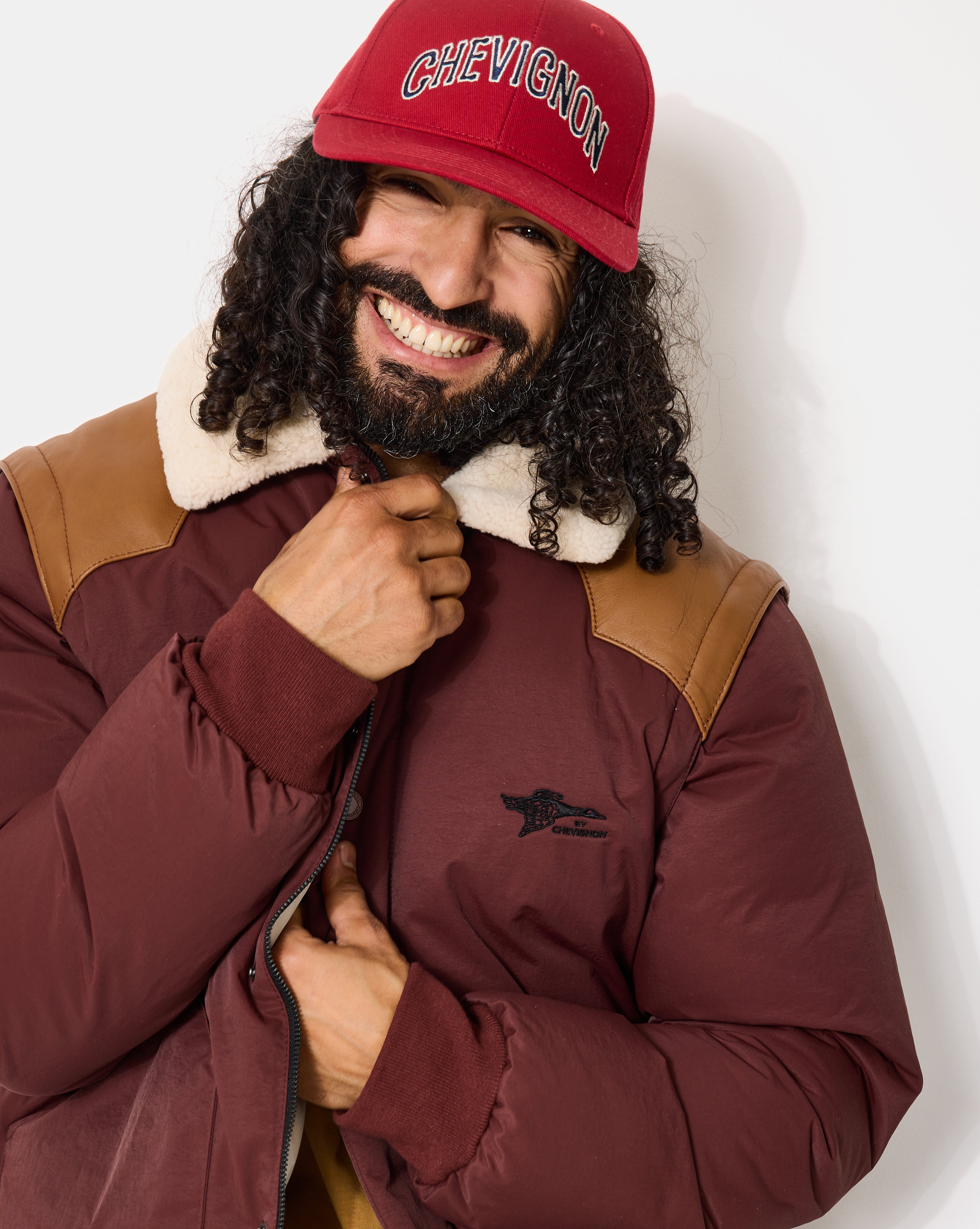 DOUDOUNE KROSS 4 BURGUNDY HOMME - Chevignon