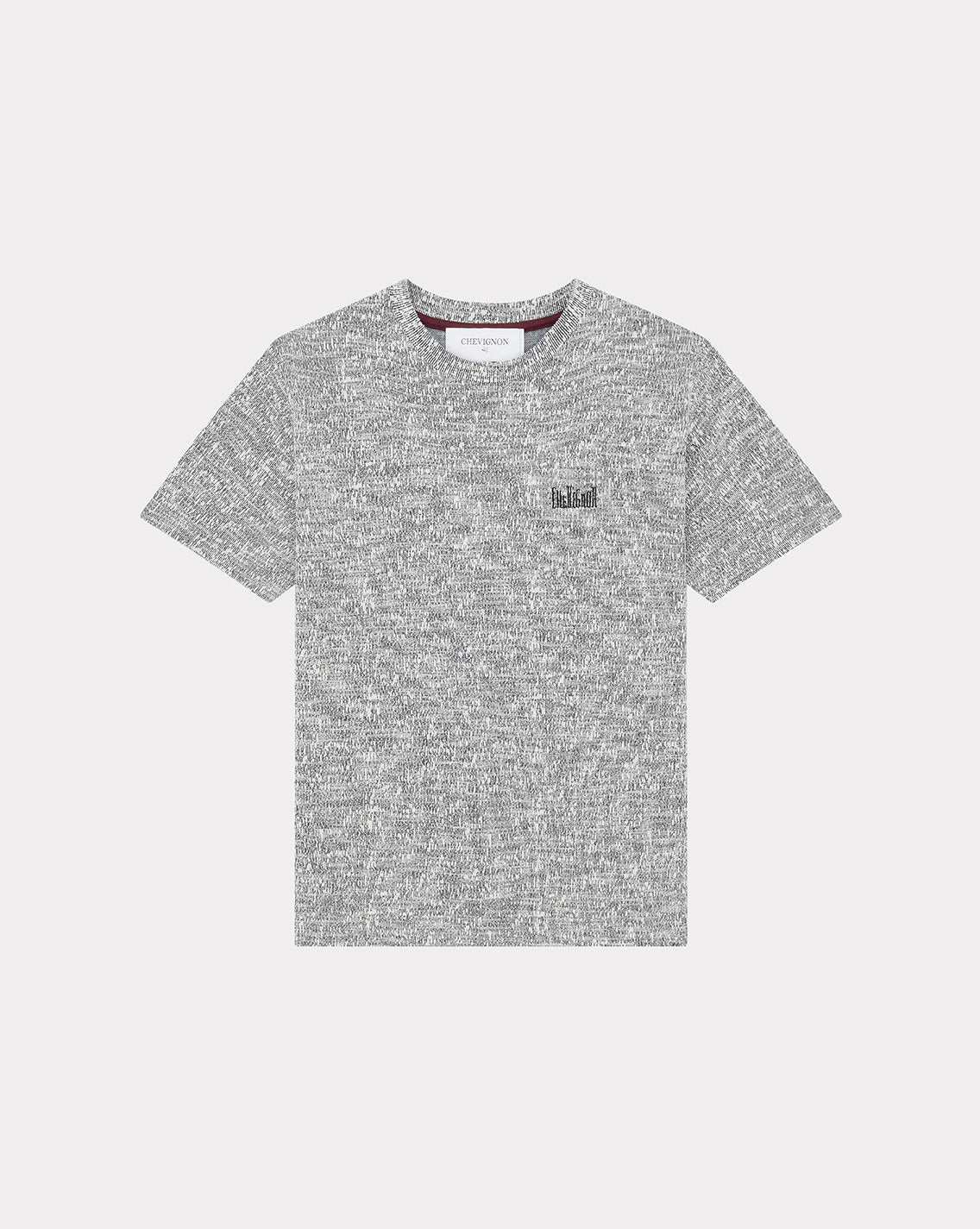 TEE SHIRT LOGO CITY TEE JACQUARD GRIS