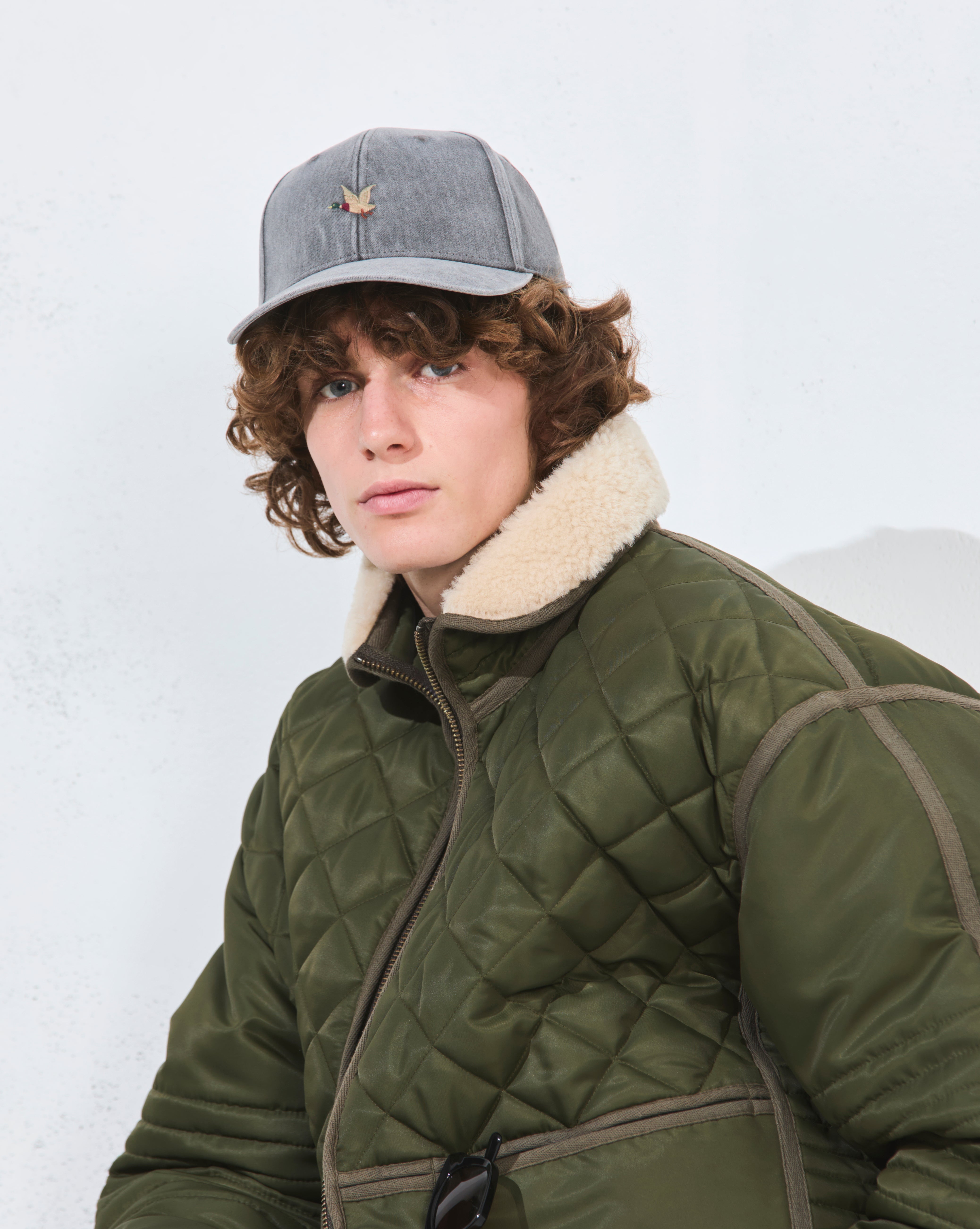 CASQUETTE CITY CAP WASH NOIR