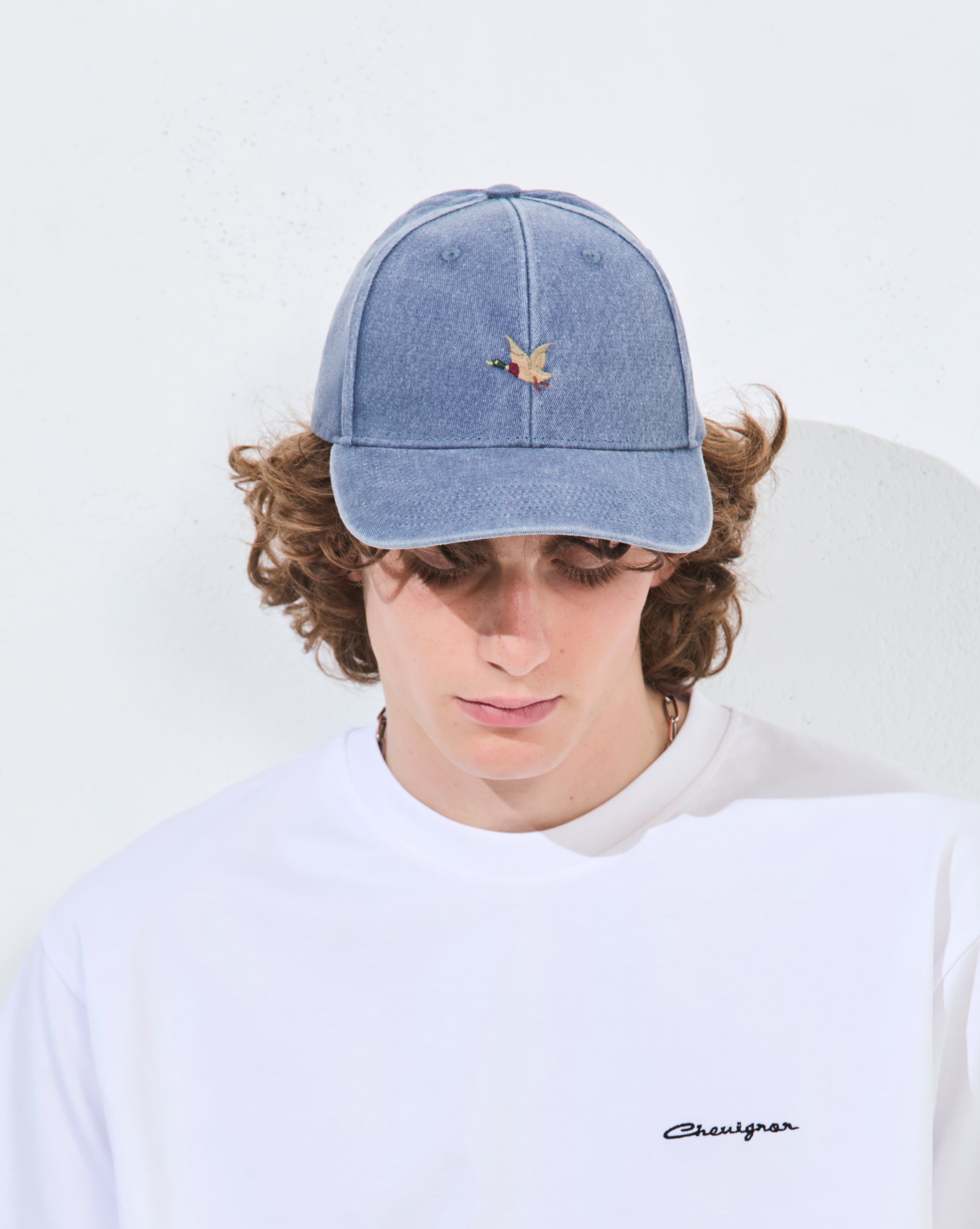 CASQUETTE CITY CAP WASH BLEU