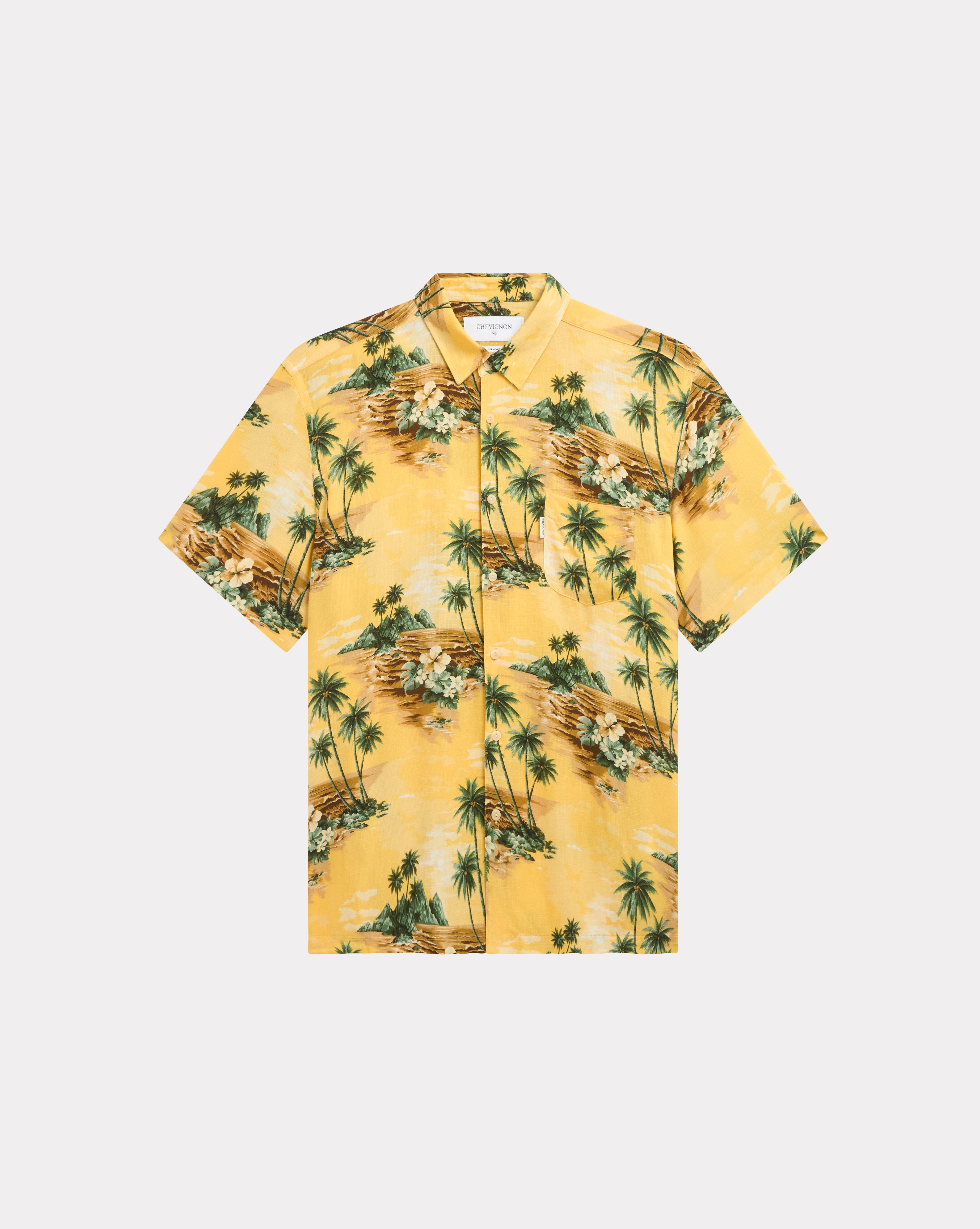 CHEMISE COLBY JAUNE