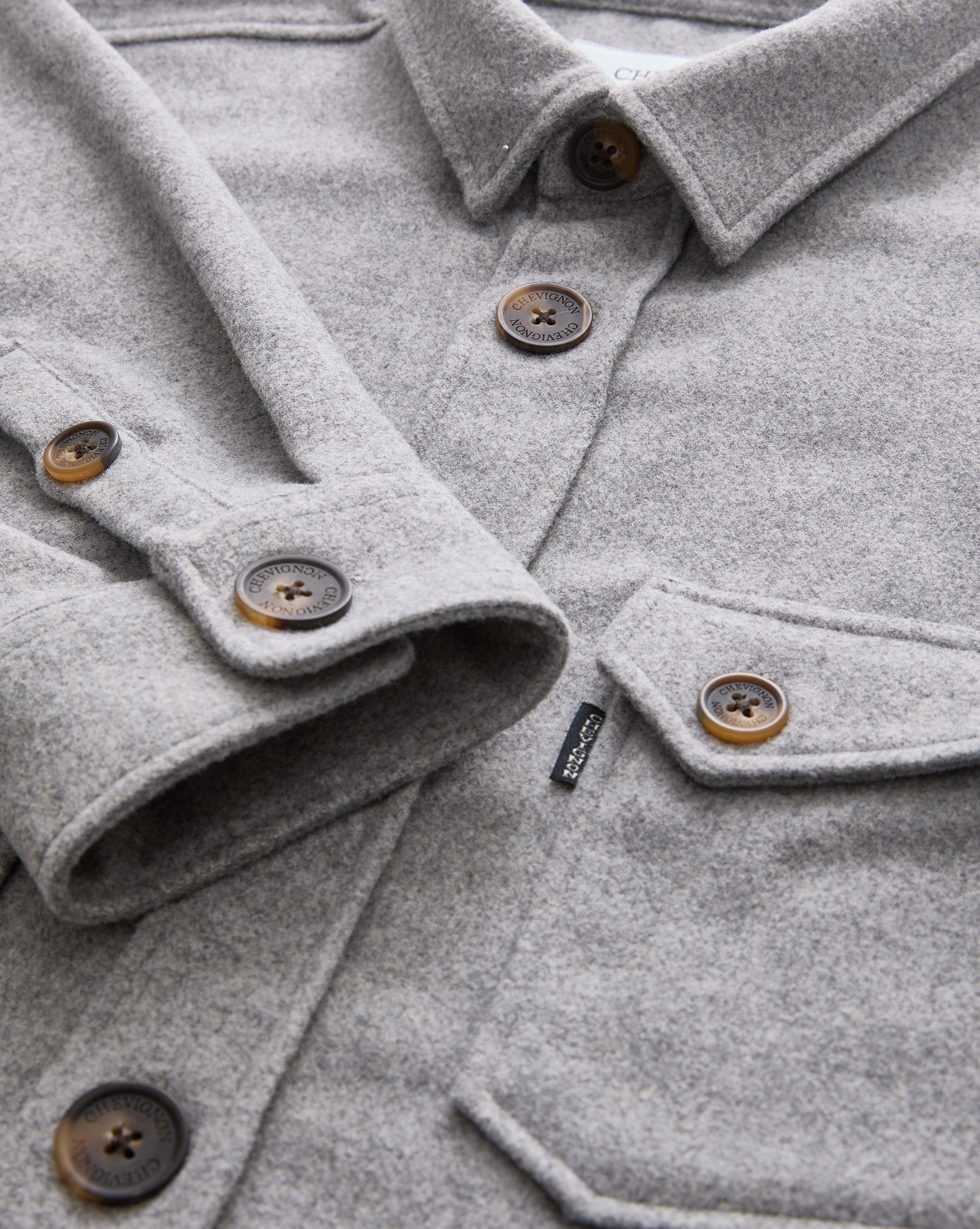 CHEMISE WOOLY GRIS