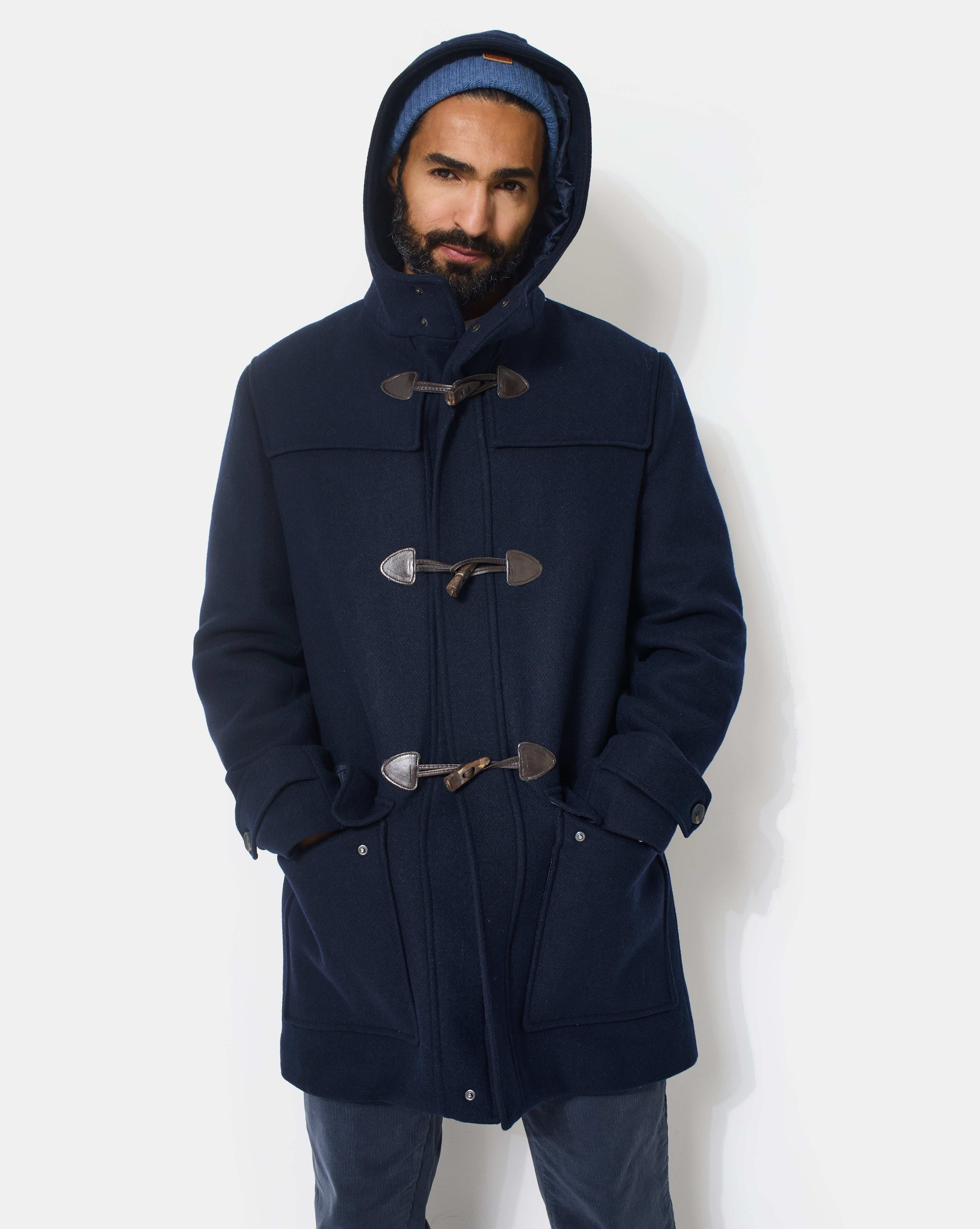 MANTEAU NEW DUFFLE BLEU MARINE