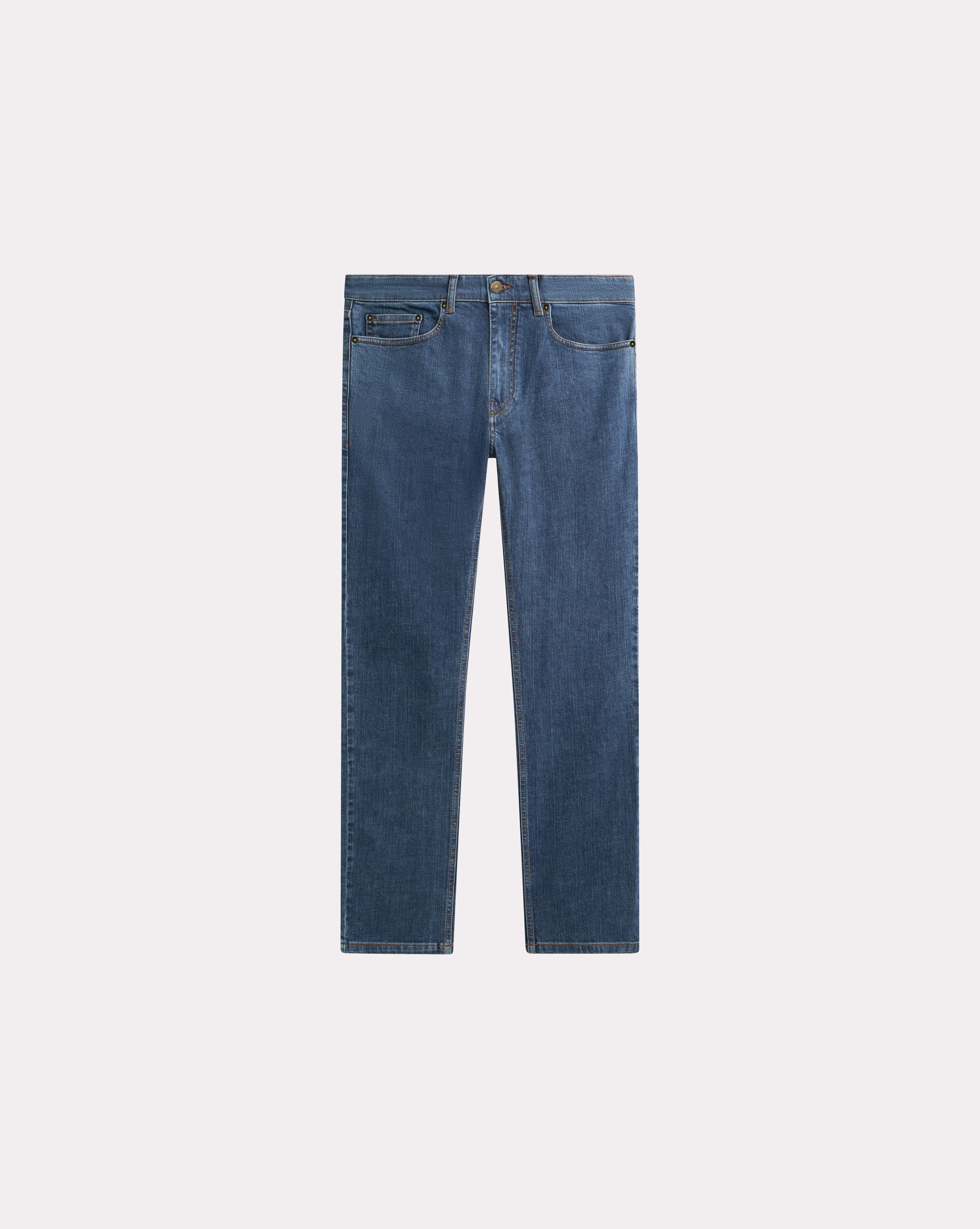 CHEVIGNON ジーンズ NAVY BLUE STRAIGHT DENIM JEANS - Chevignon