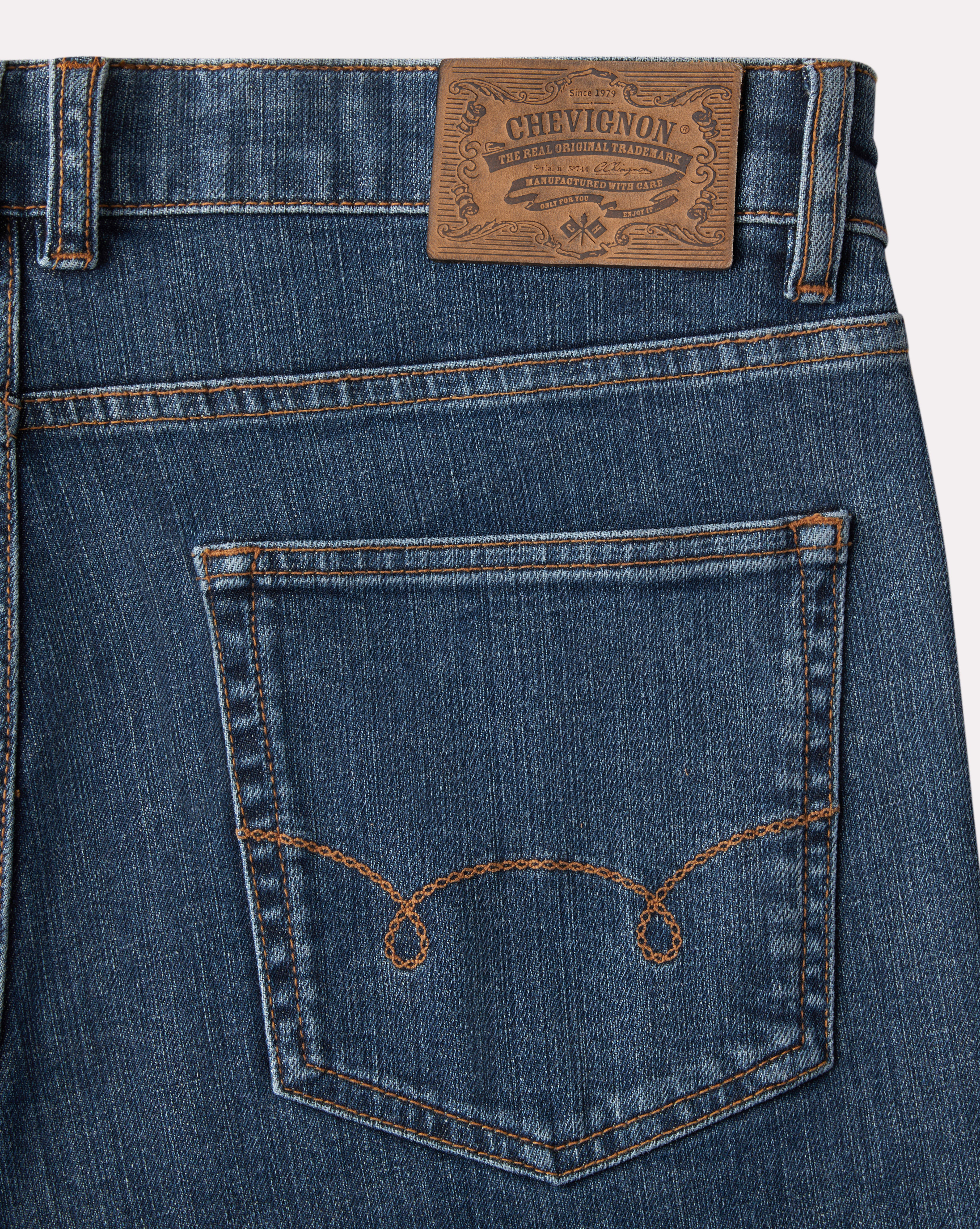 JEAN DENIM STRAIGHT BLEU