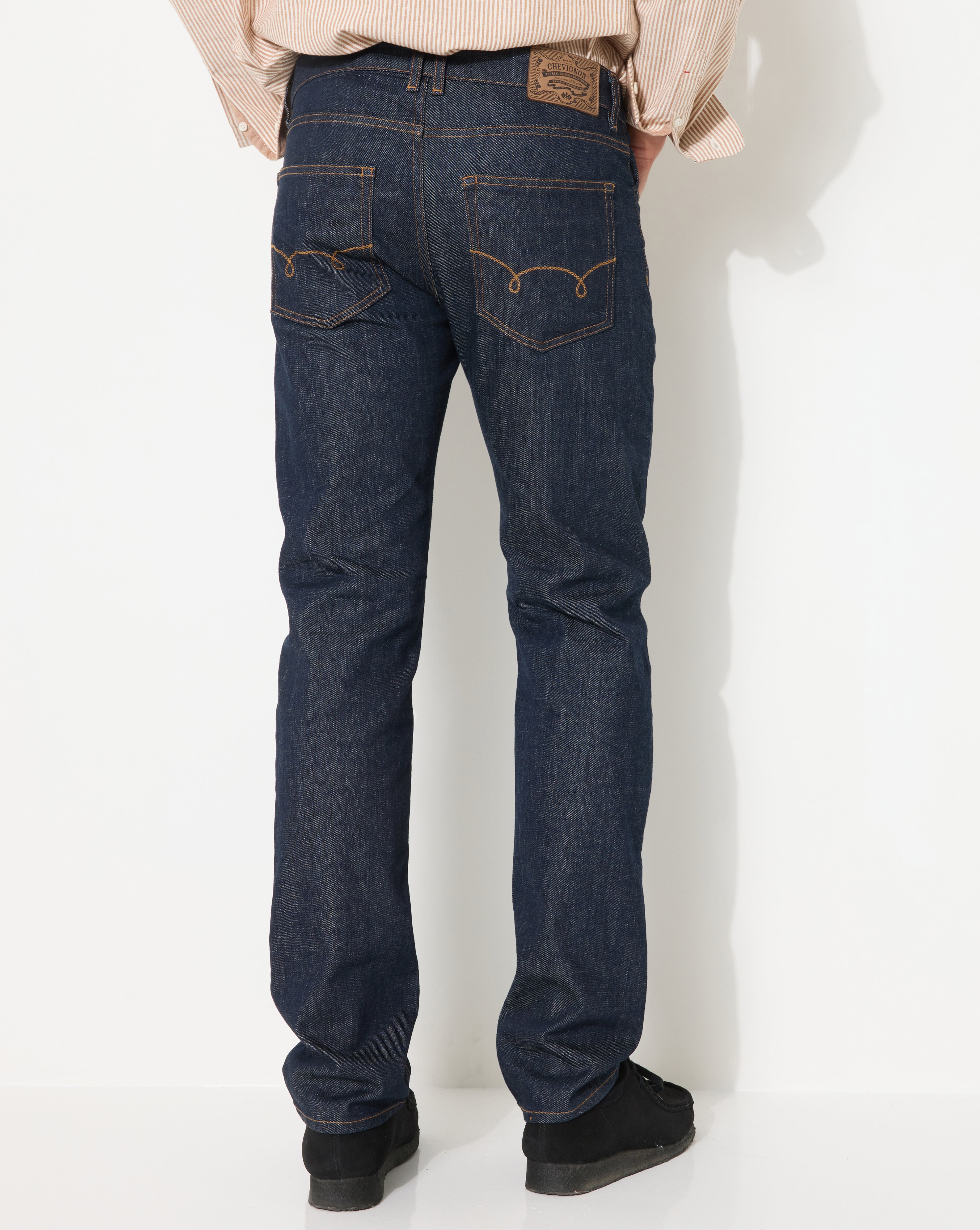BLUE STRAIGHT DENIM JEANS - Chevignon