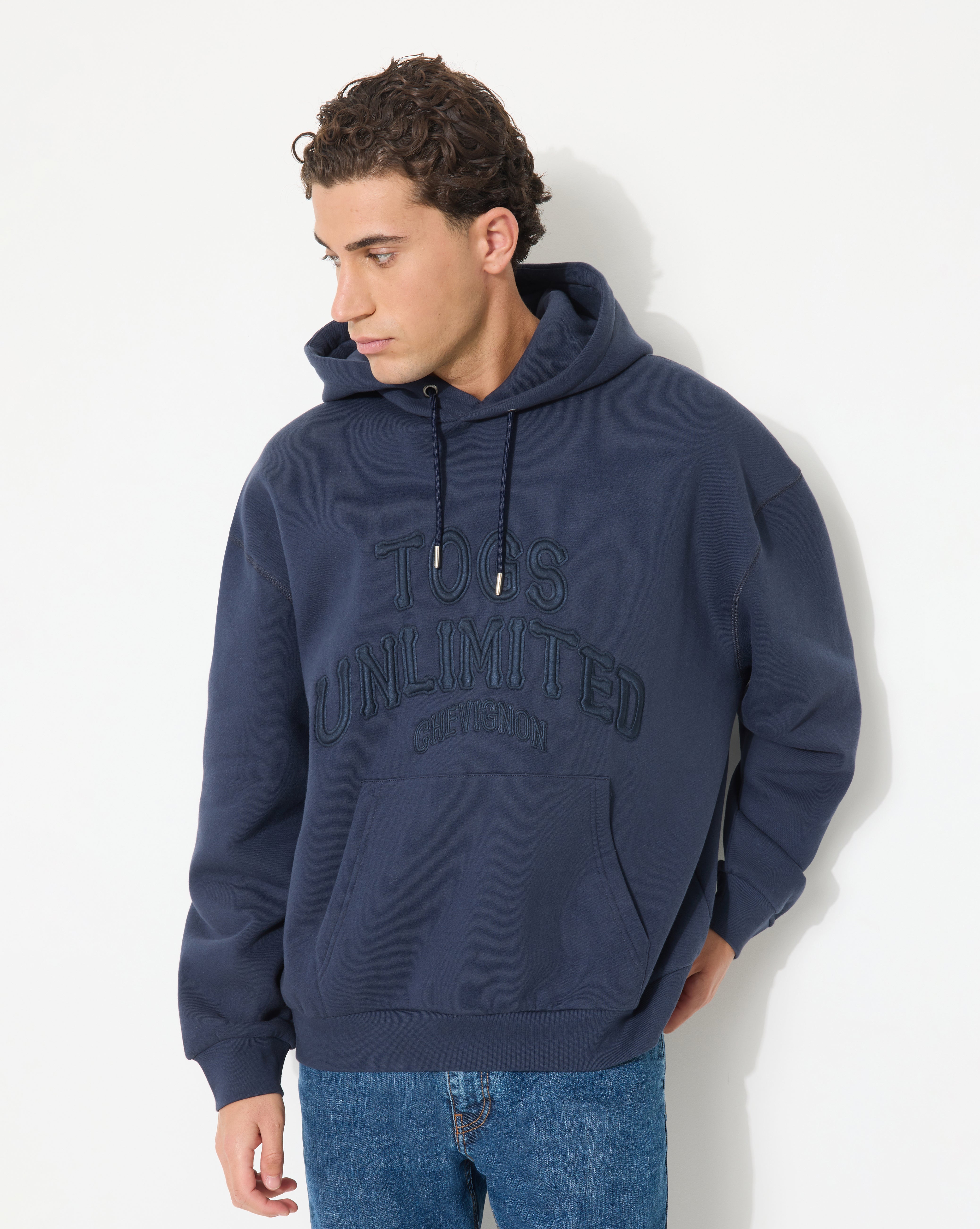 SWEAT HOOD TOGS BLUE