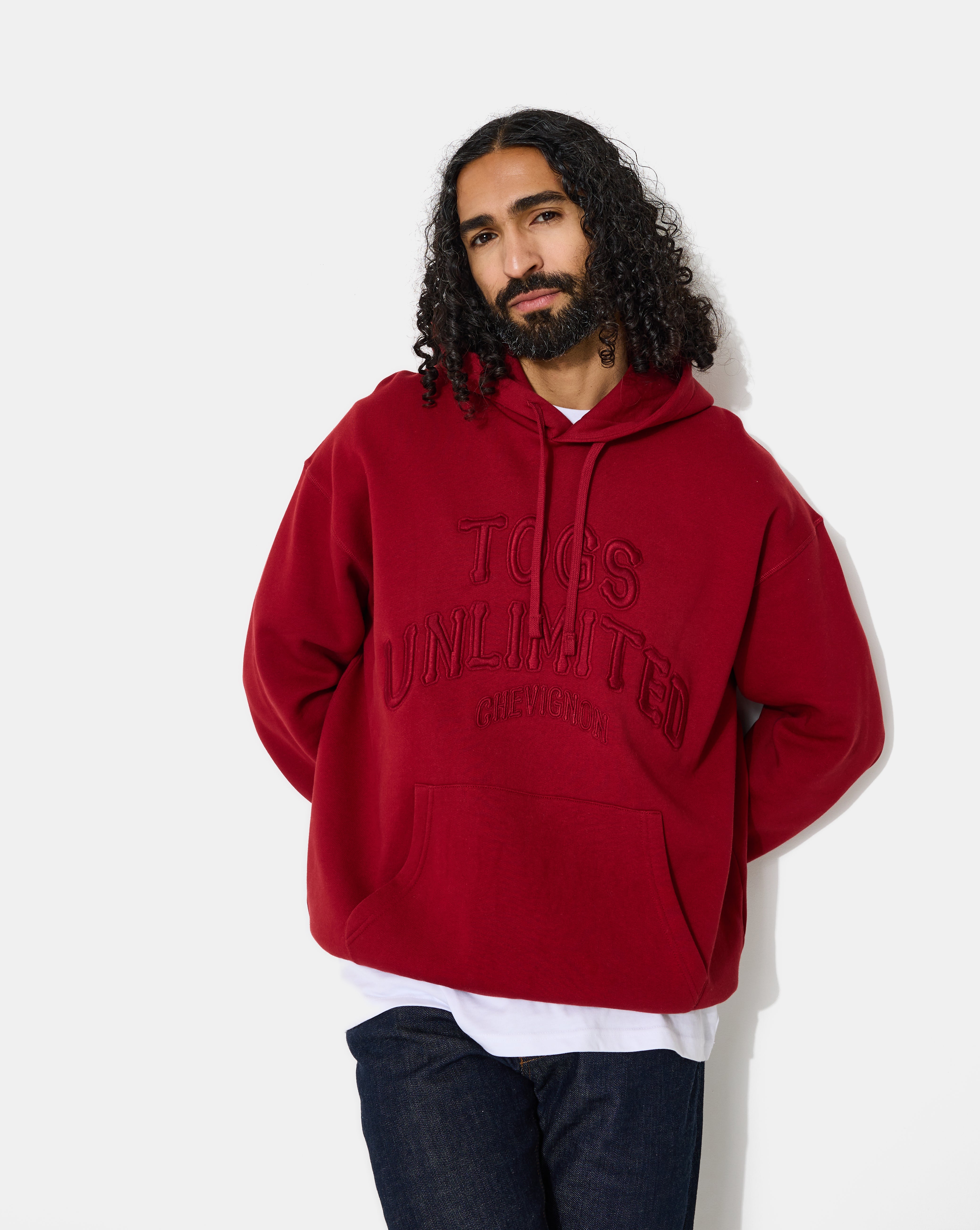 SWEAT HOOD TOGS ROUGE
