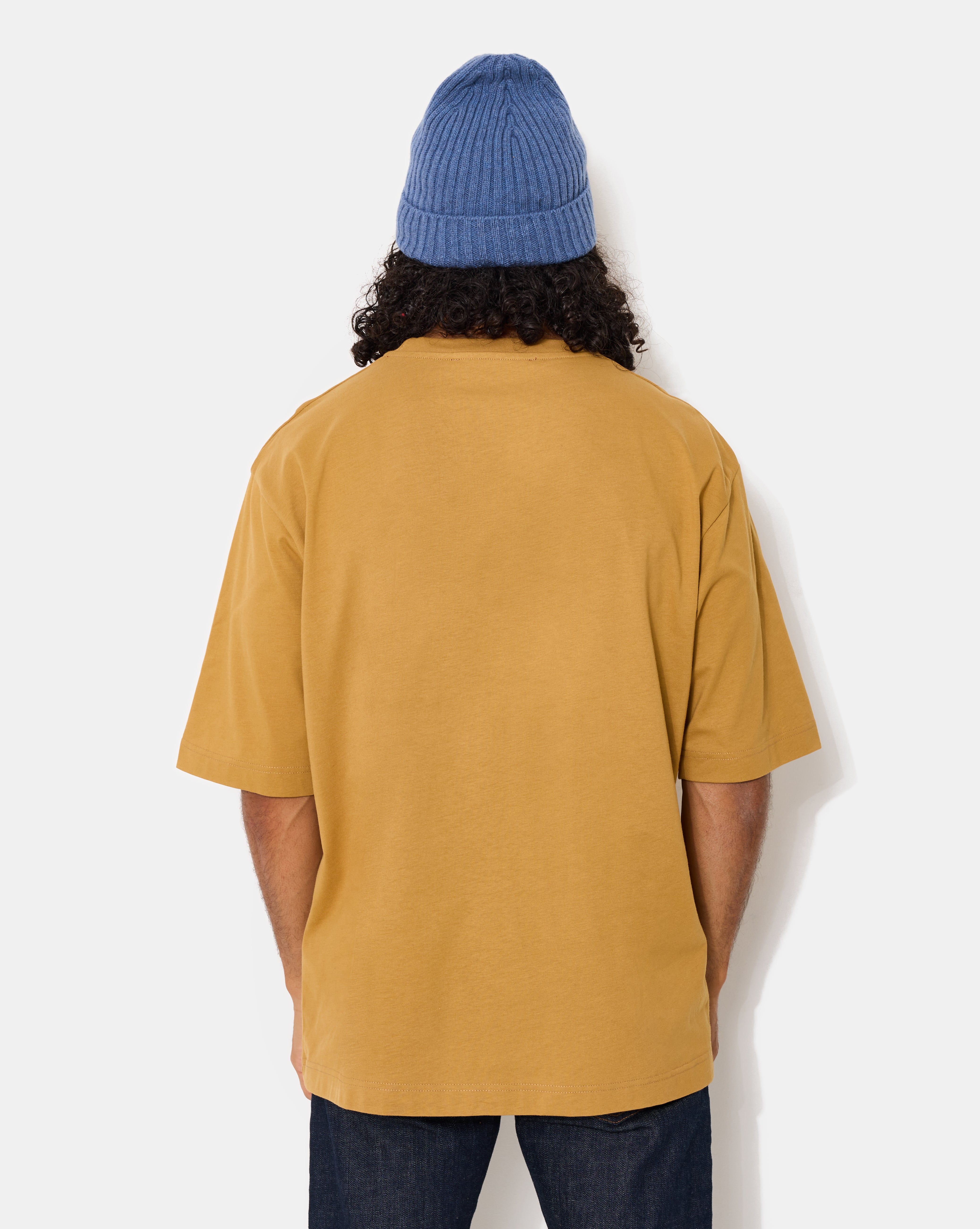 T-SHIRT CITY TEE OVERSIZE MARRON