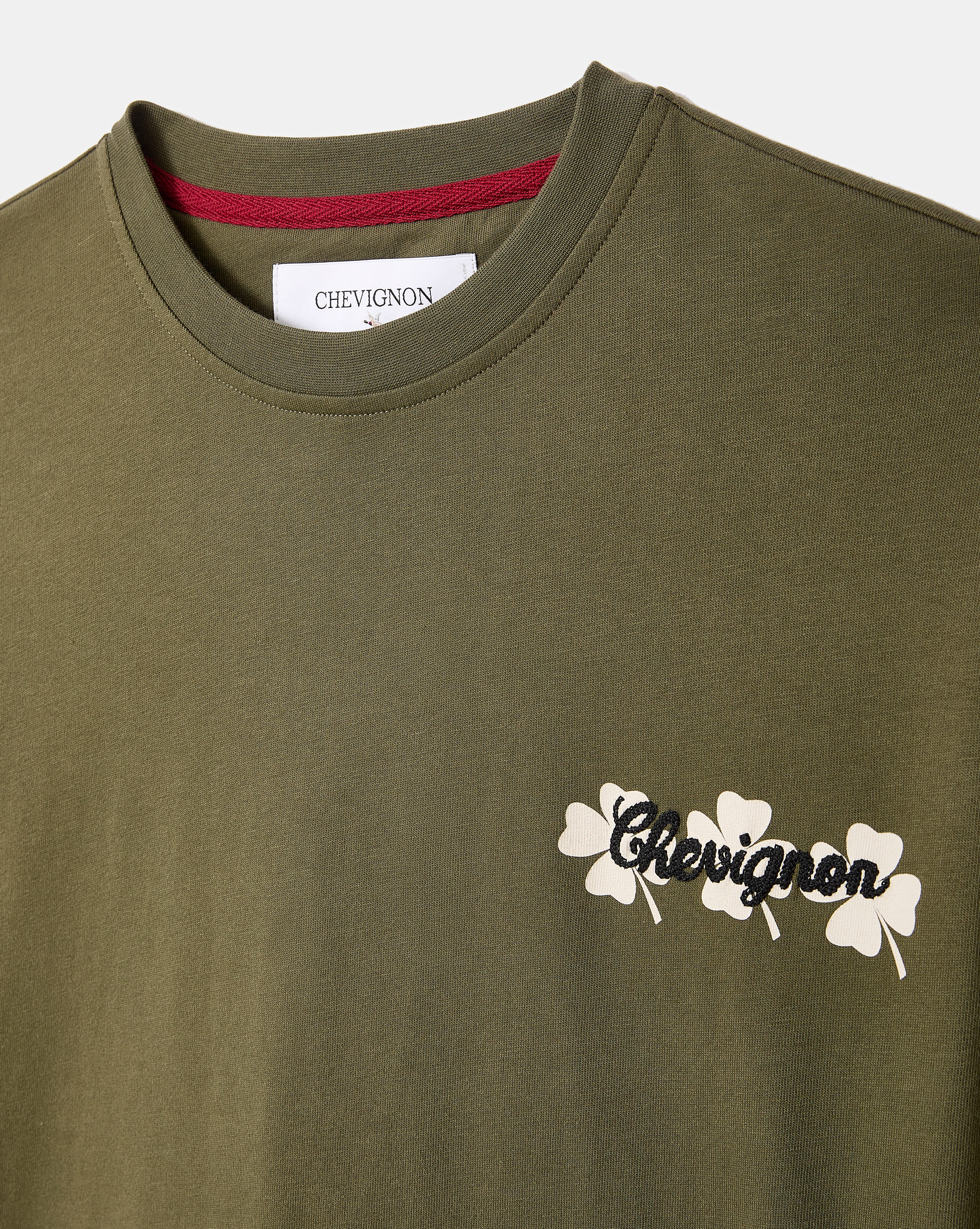 T-SHIRT CLOVER TEE OVERSIZE KAKI