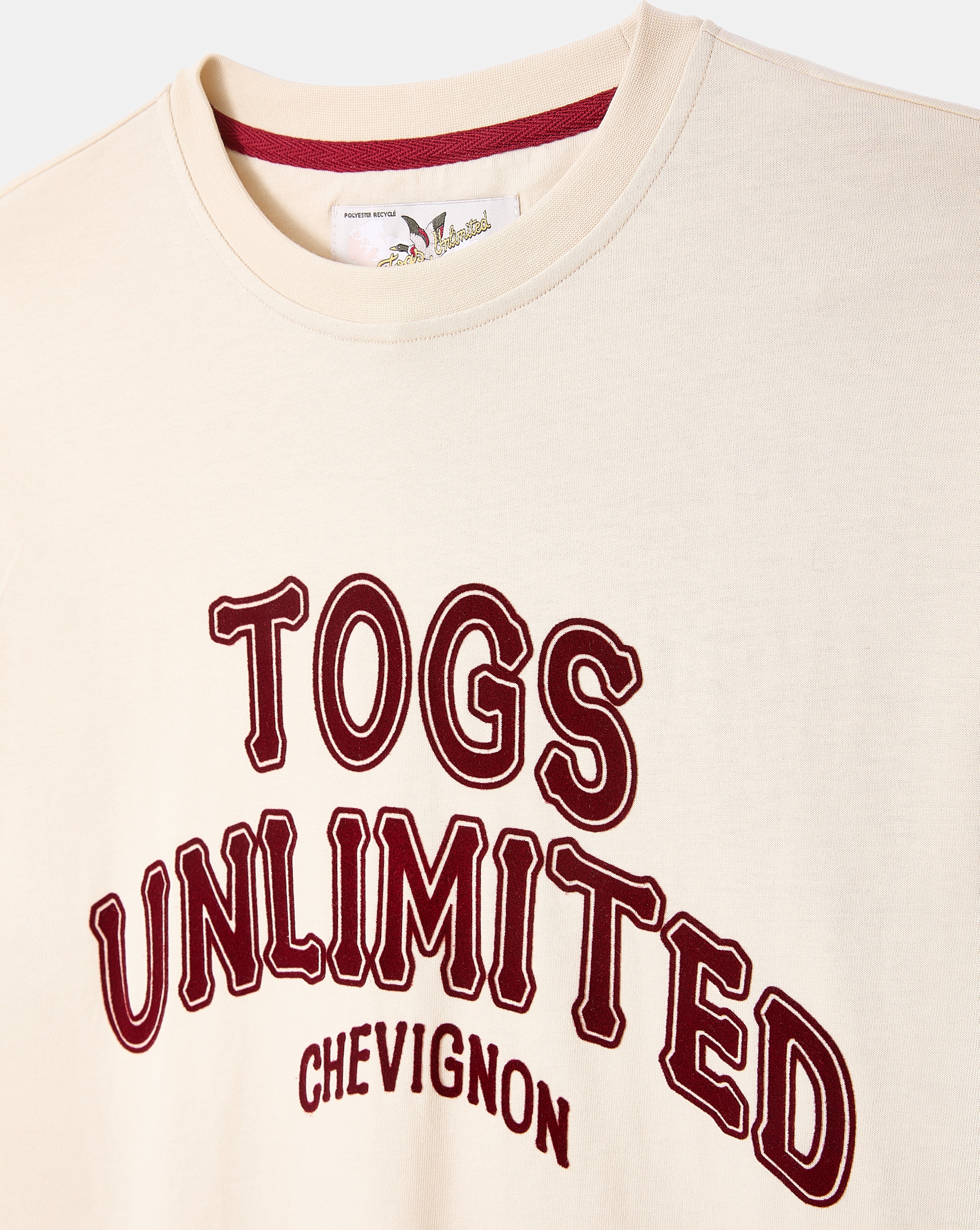 T-SHIRT UNLIMITED TEE ÉCRU