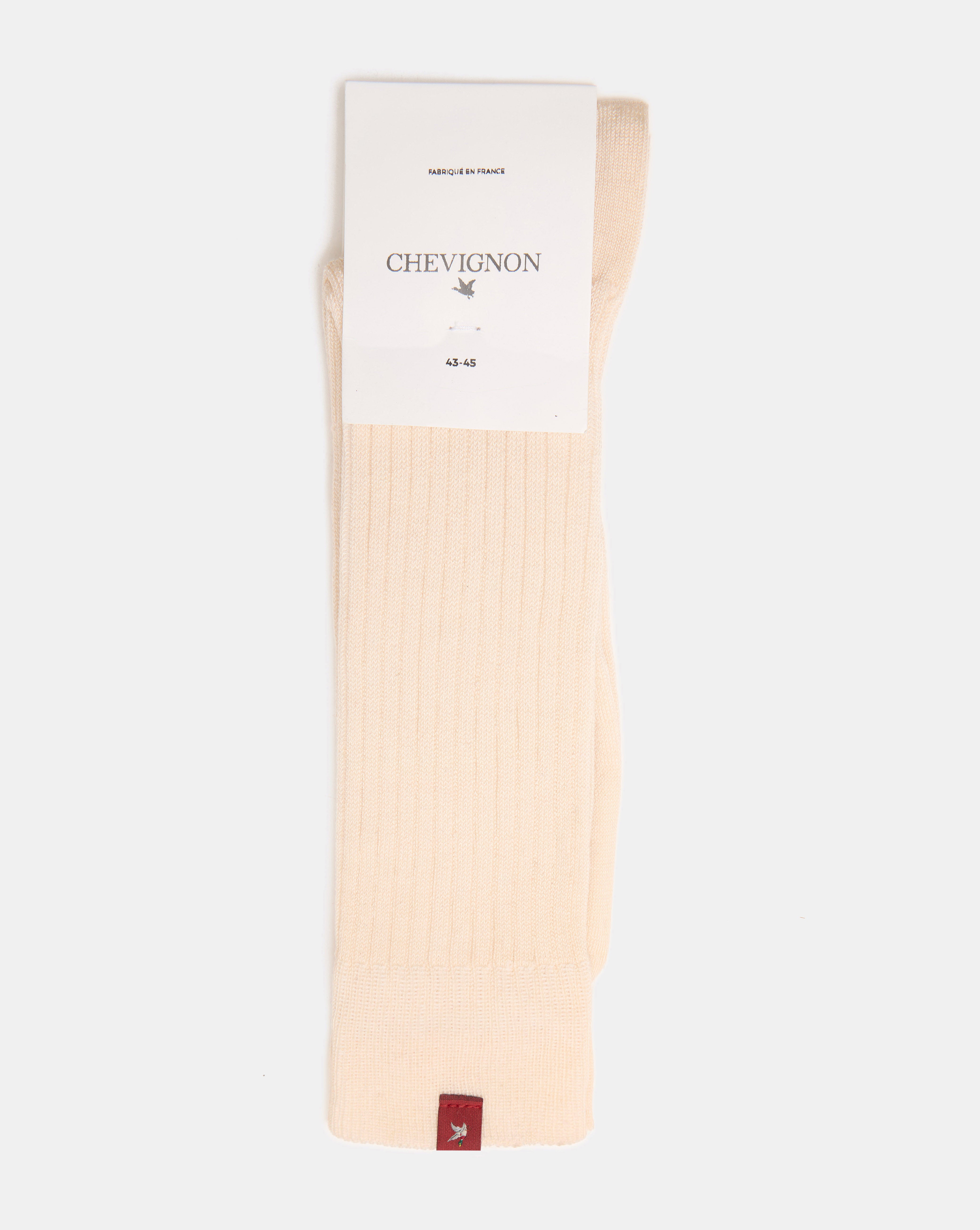 CHAUSSETTE SAMUEL ÉCRU