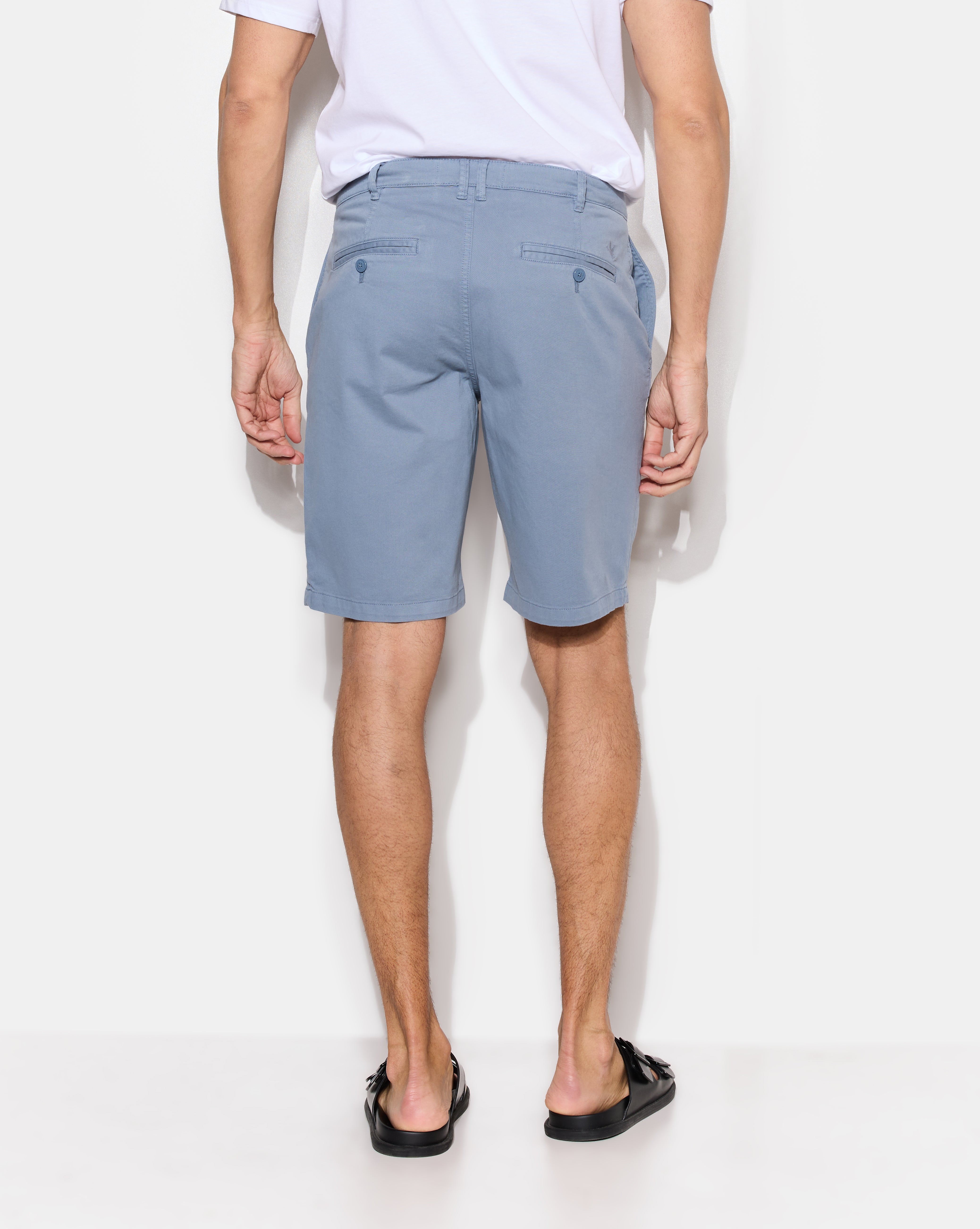 CHINO SHORT BLEU