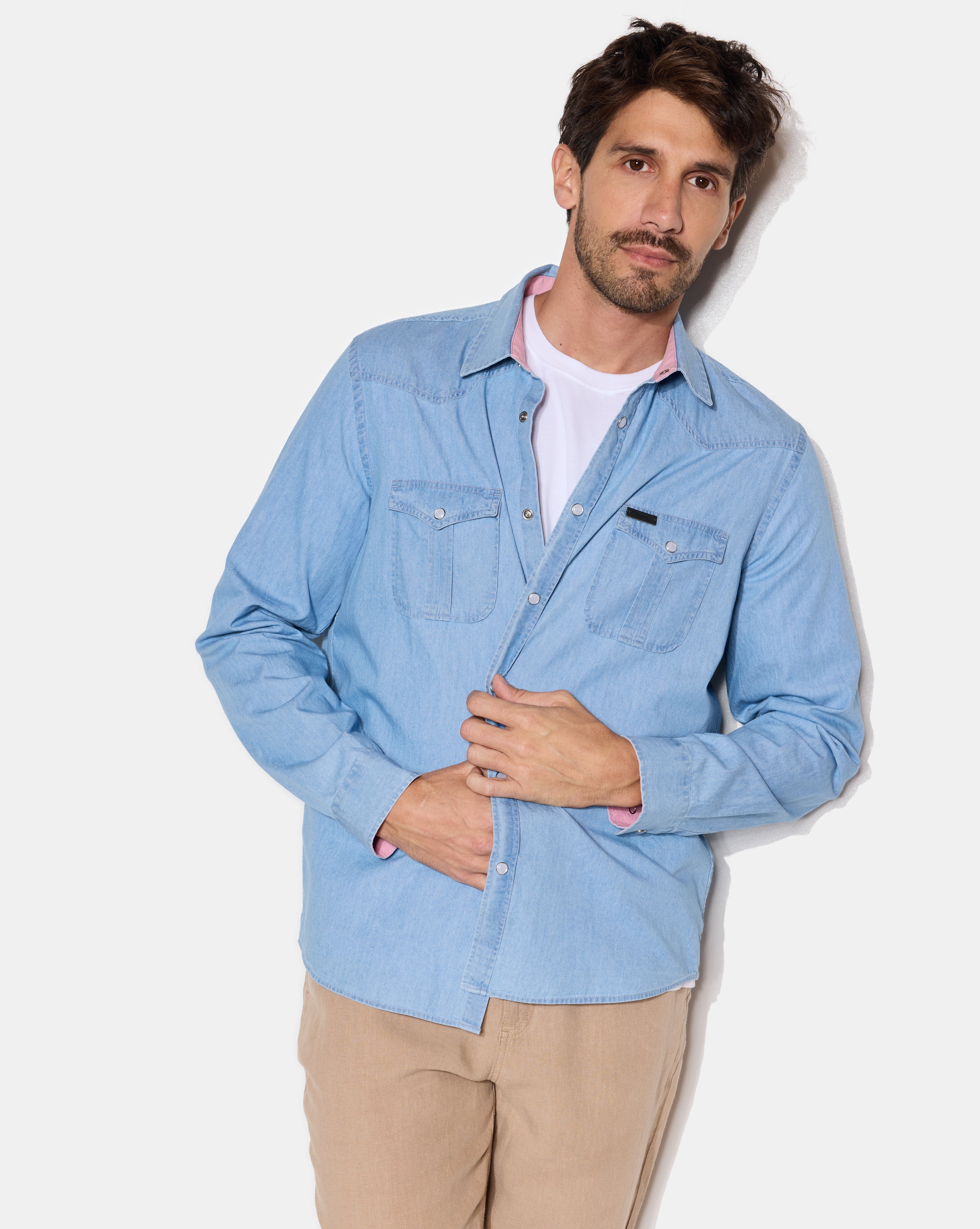 DENZEL SKY BLUE SHIRT